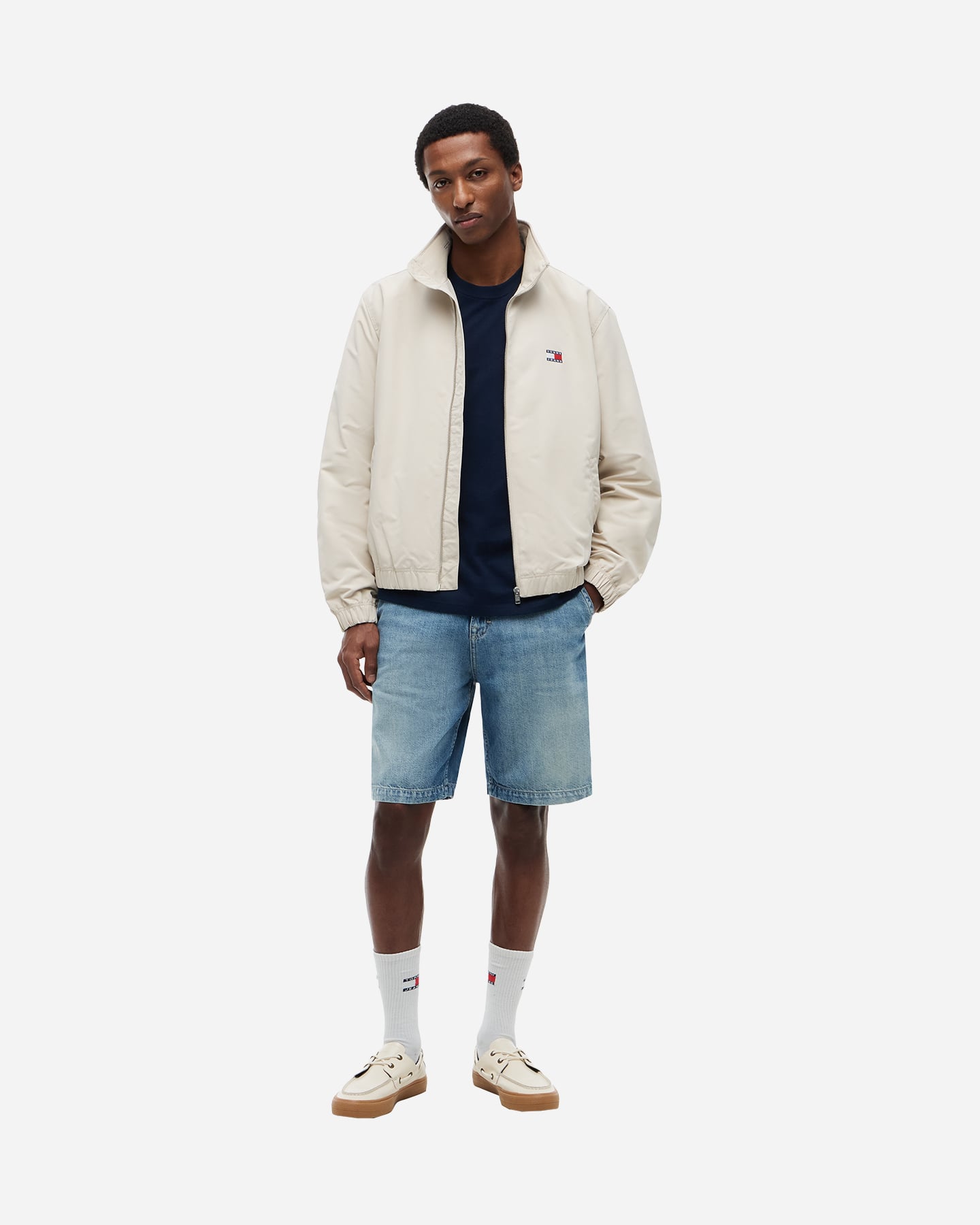 Giacca TOMMY HILFIGER TRACKTOP ESSENTIAL M - Beige - 2 | Cisalfa Sport
