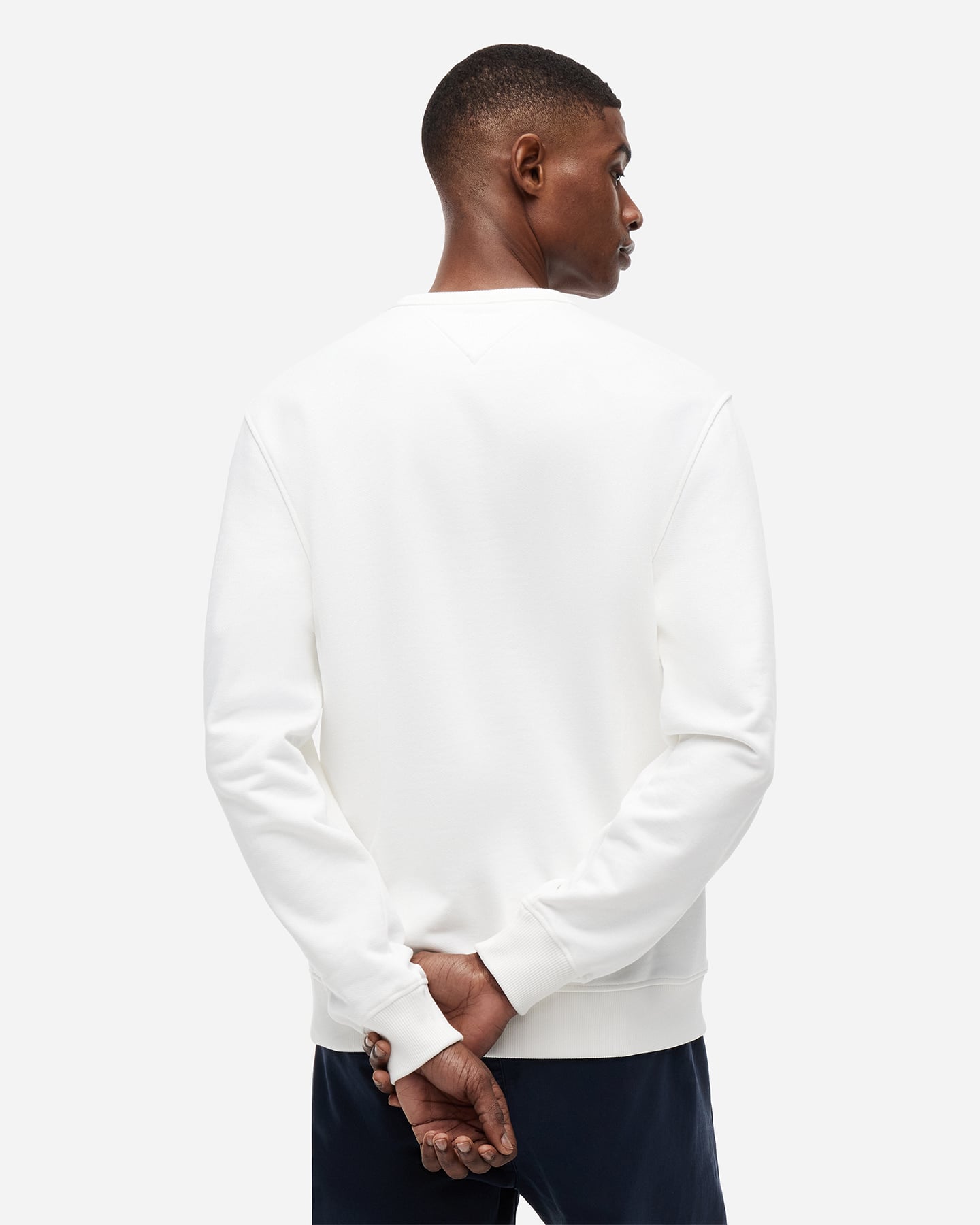 Felpa TOMMY HILFIGER BADGE M - Bianco - 1 | Cisalfa Sport