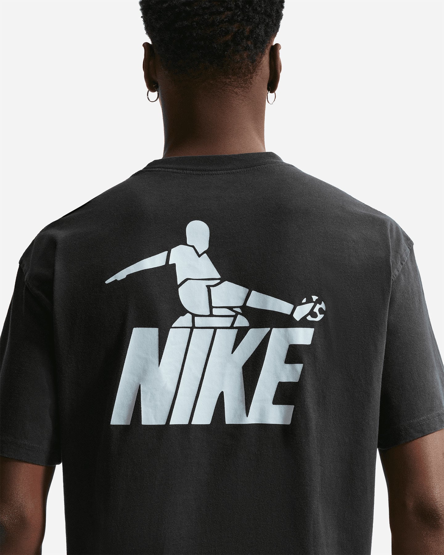 T-shirt NIKE FOOTBALL FRONT GFX M - Grigio - 4 | Cisalfa Sport