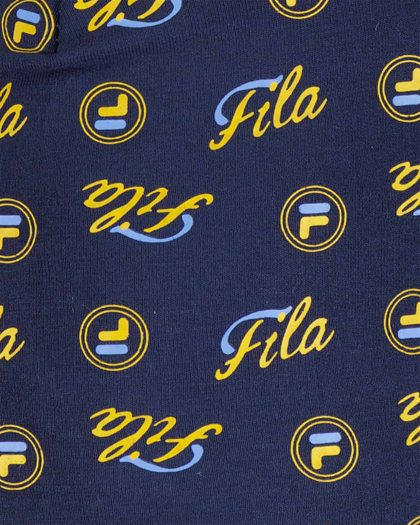 Berretto FILA ALLOVER LOGO JR - Blu Navy - 1 | Cisalfa Sport