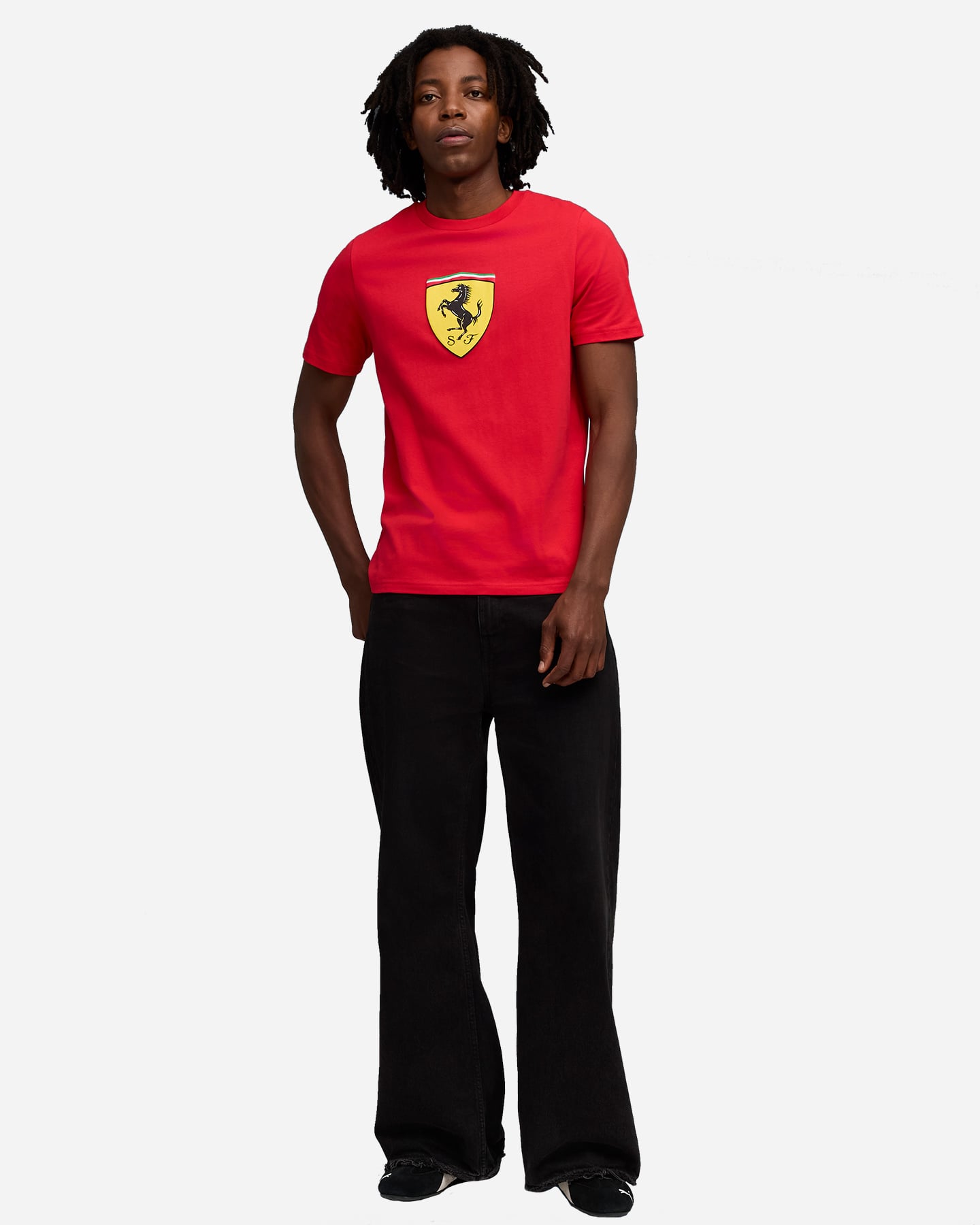 T-shirt PUMA FERRARI SPORTSW COLORED SHIELD M - Rosso - 4 | Cisalfa Sport