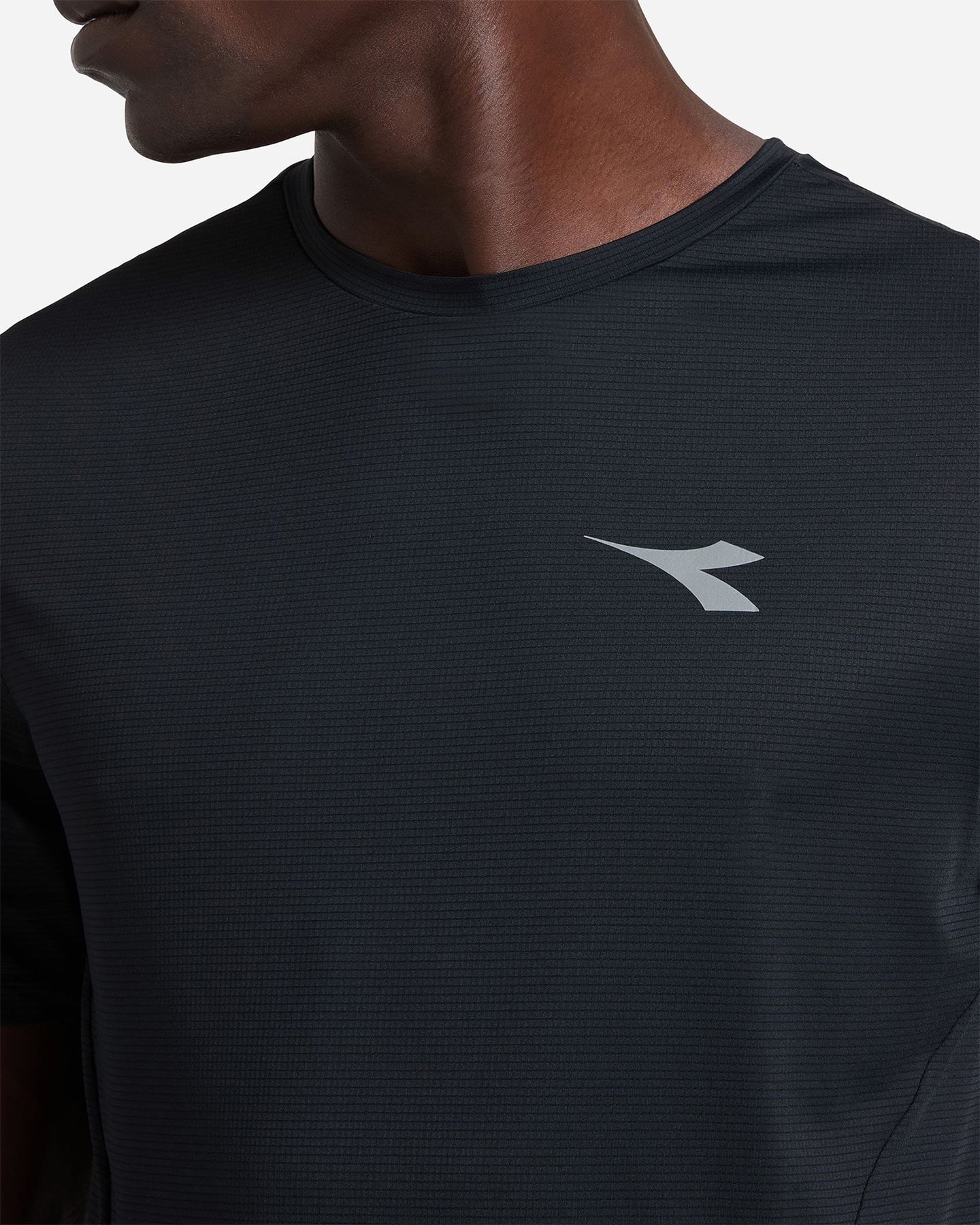 T-shirt running DIADORA TECH M - Nero - 4 | Cisalfa Sport