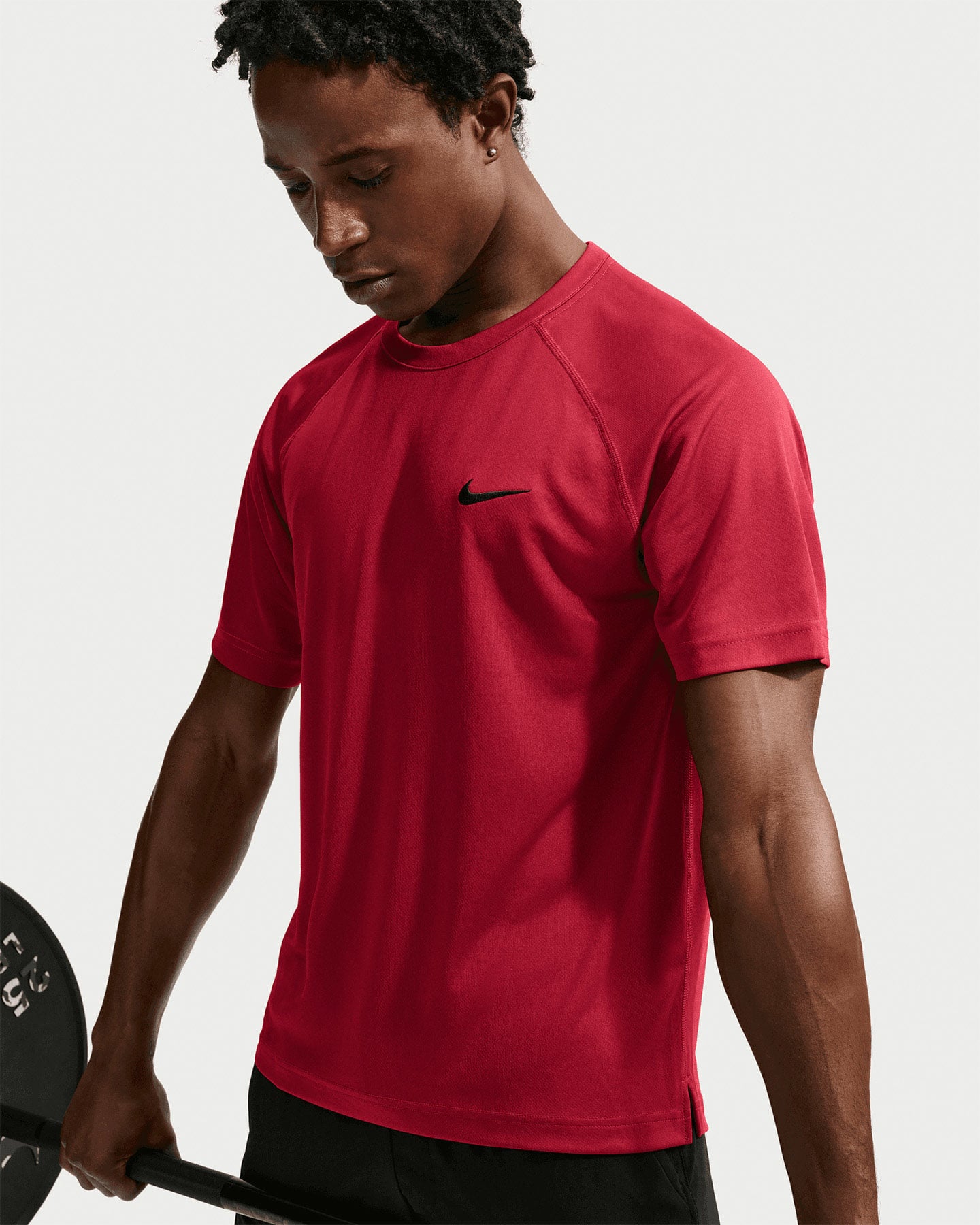 T-shirt training NIKE DRI FIT HYVERSE SMALL LOGO M - Rosso - 5 | Cisalfa Sport