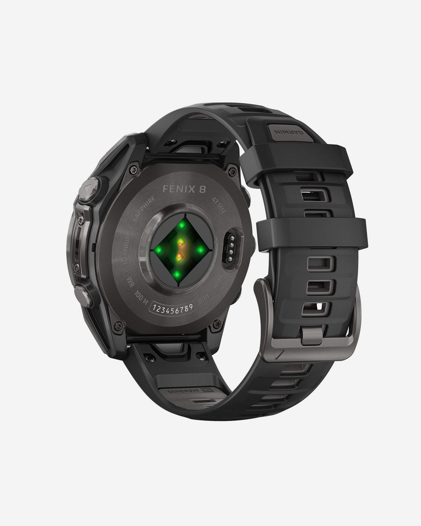 Orologio multifunzione GARMIN FENIX 8 AMOLED 47MM SAPPHIRE  - Nero - 5 | Cisalfa Sport