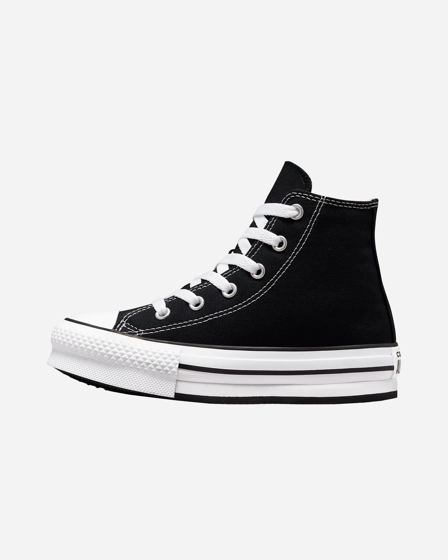 Scarpe sneakers CONVERSE CHUCK TAYLOR ALL STAR HIGH EVA LIFT PS JR - Nero - 5 | Cisalfa Sport
