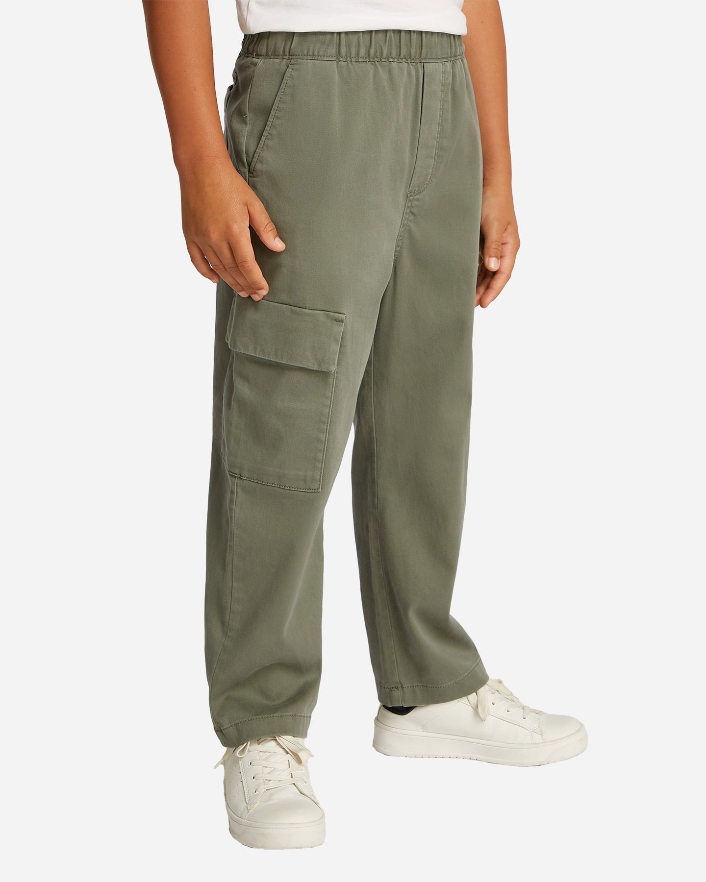 Pantalone CALVIN KLEIN JEANS TWILL SKATER JR - Verde - 2 | Cisalfa Sport