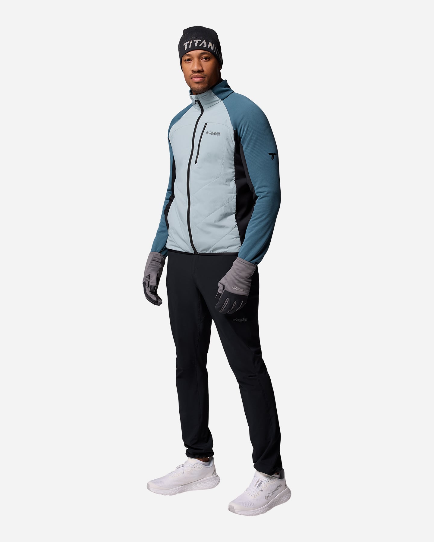 Pile COLUMBIA ARCTIC CREST HYBRID M - Blu - 2 | Cisalfa Sport
