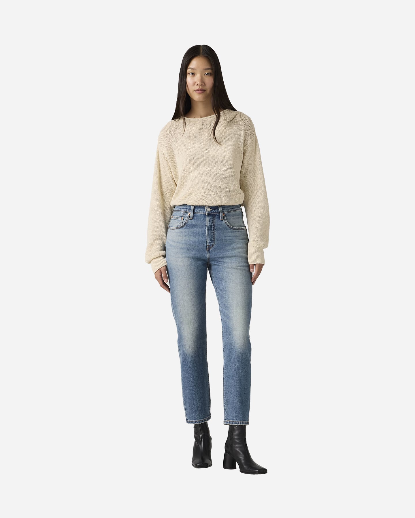 Jeans LEVI'S 501 CROP L30 W - Denim - 2 | Cisalfa Sport