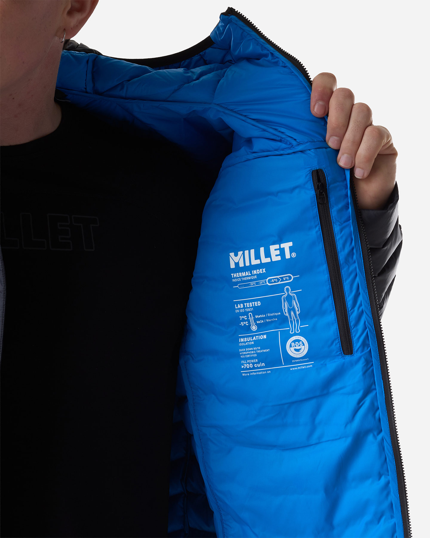 Piumino MILLET EVOLE LIGHT 700 M - Nero - 5 | Cisalfa Sport
