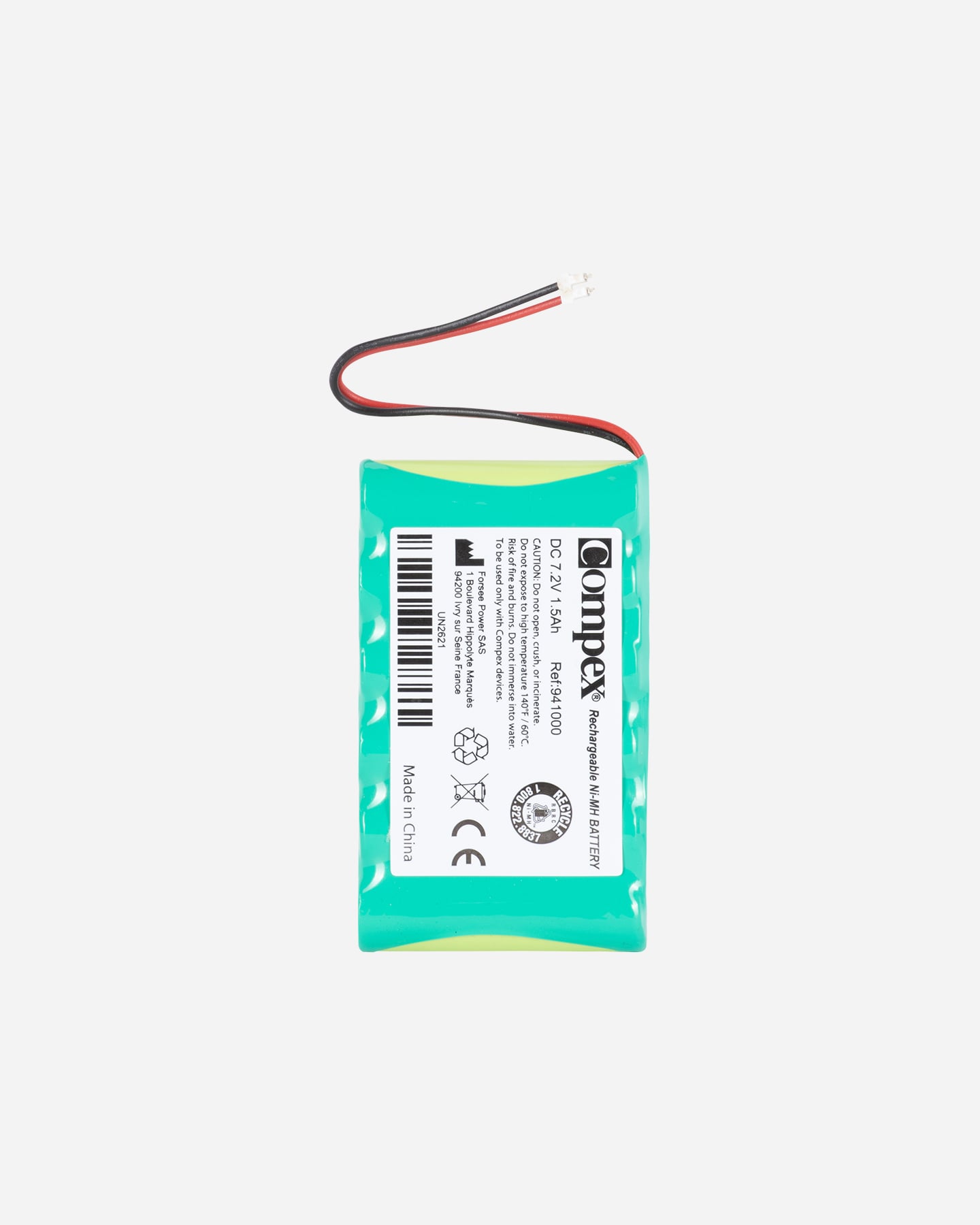 Accessorio elettrostimolatore COMPEX BATTERIA - Verde - 1 | Cisalfa Sport