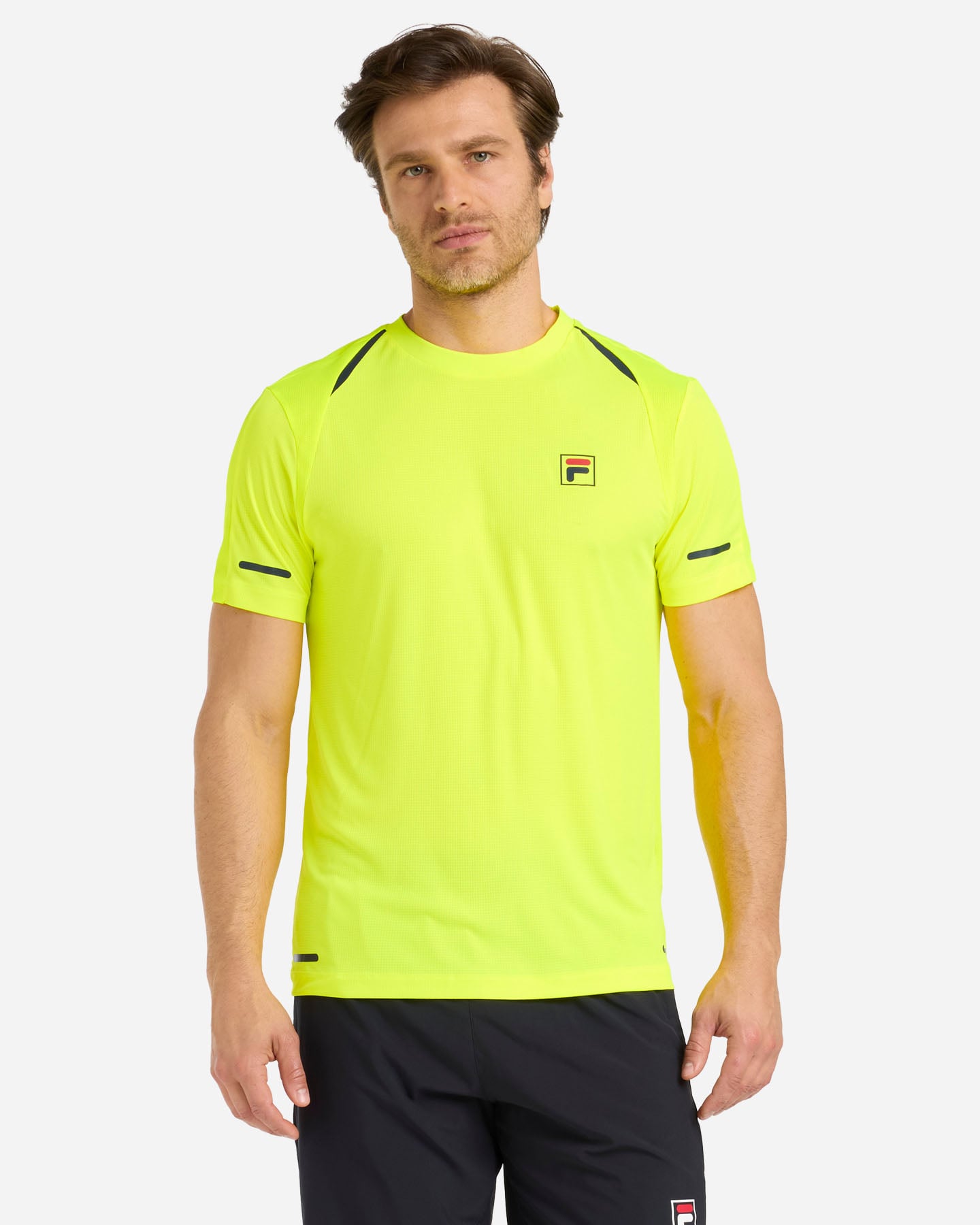 T-shirt tennis FILA COURT LINE M - Giallo - 1 | Cisalfa Sport