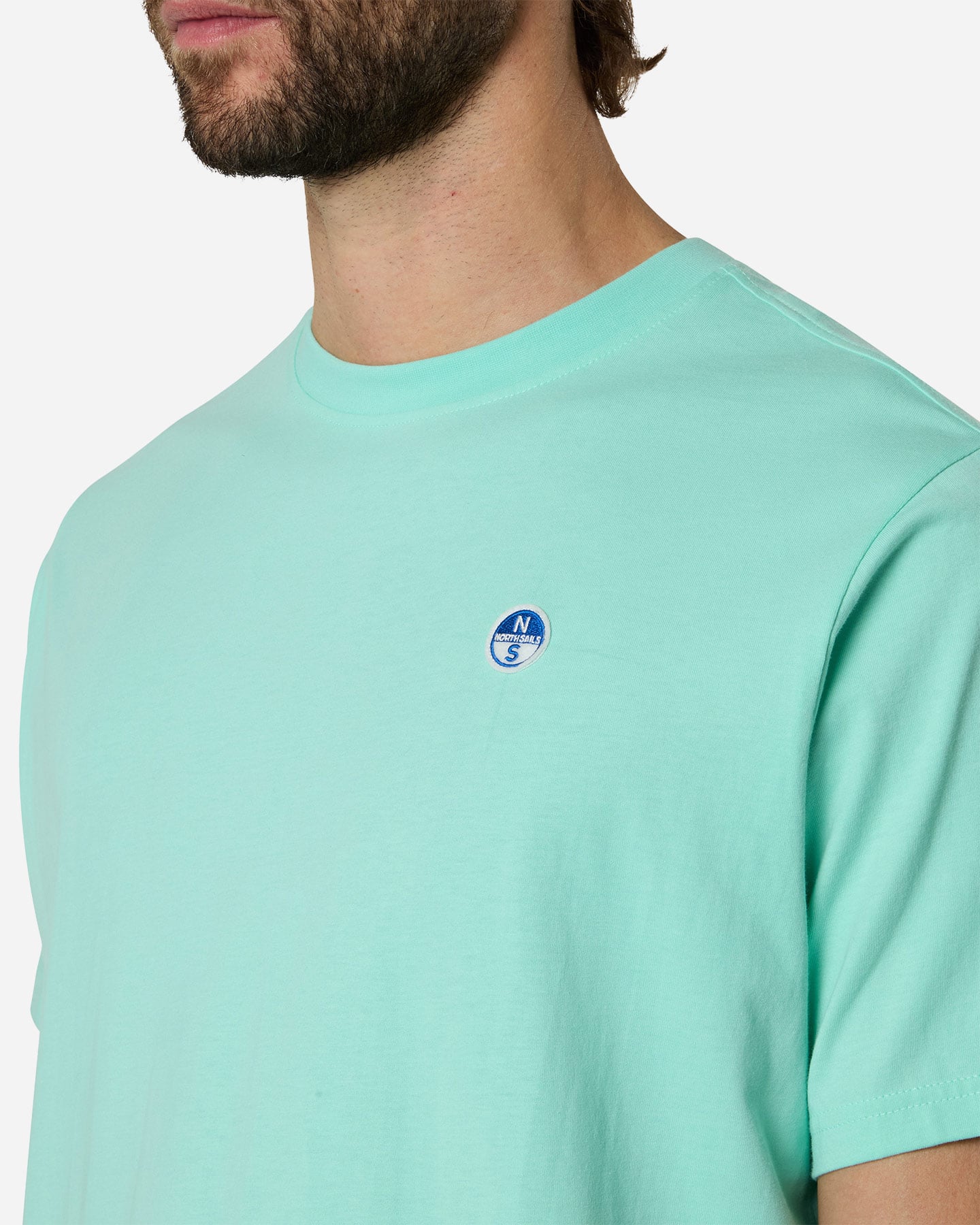 T-shirt NORTH SAILS BASIC BOLLO M - Verde - 5 | Cisalfa Sport