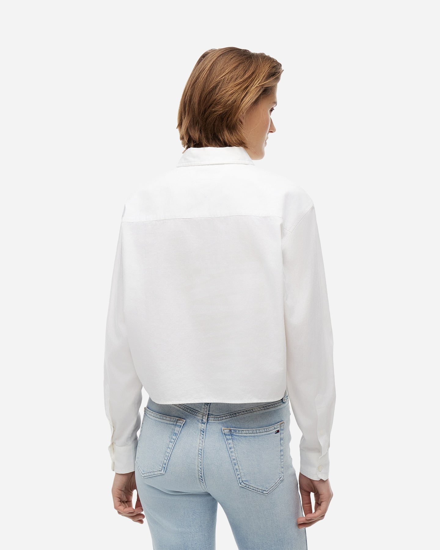 Camicia TOMMY HILFIGER CROP W - Bianco - 3 | Cisalfa Sport