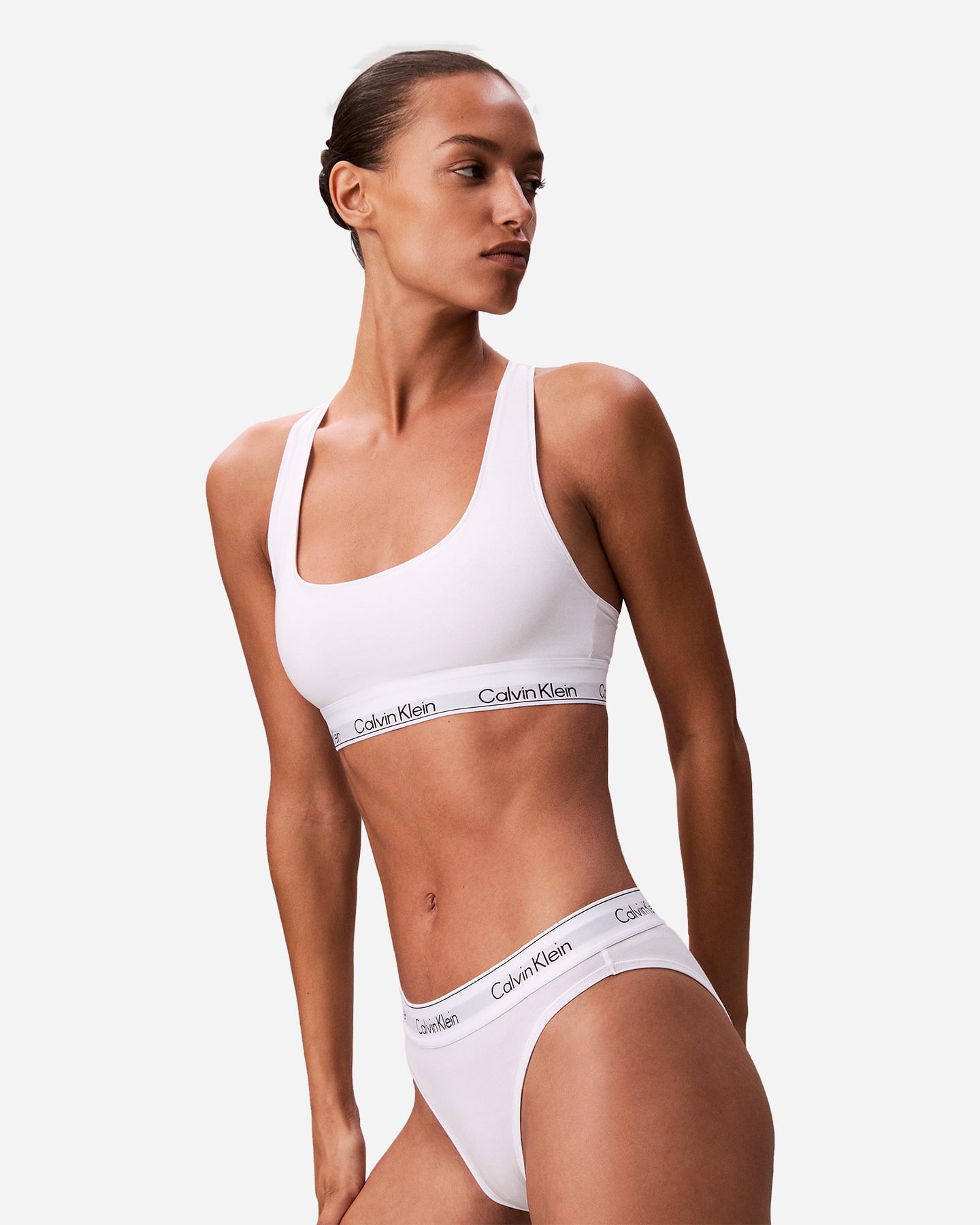Reggiseno CALVIN KLEIN UNDERWEAR BRALETTE UNLINED W - Bianco - 2 | Cisalfa Sport