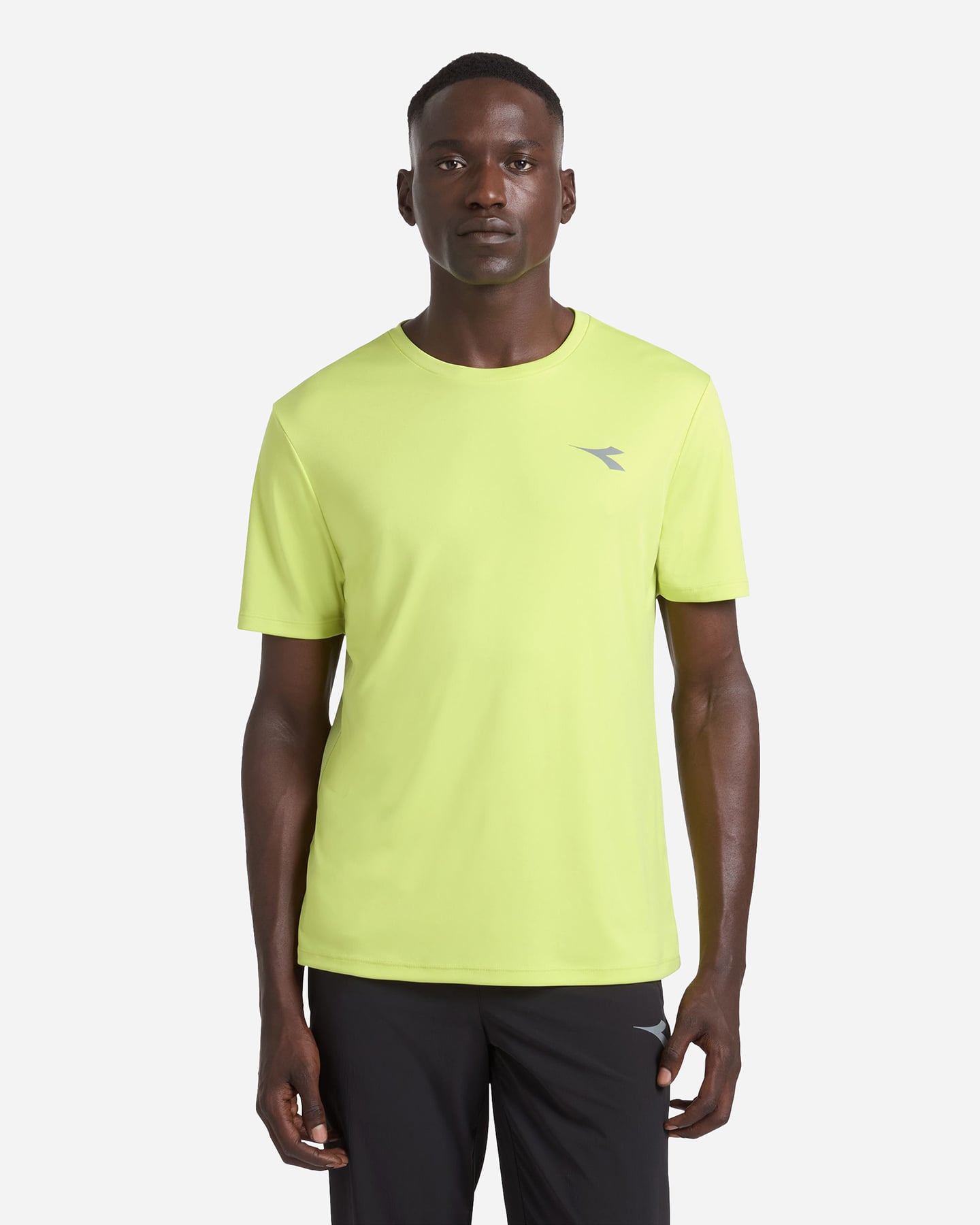 T-shirt running DIADORA RUN M - Giallo - 1 | Cisalfa Sport