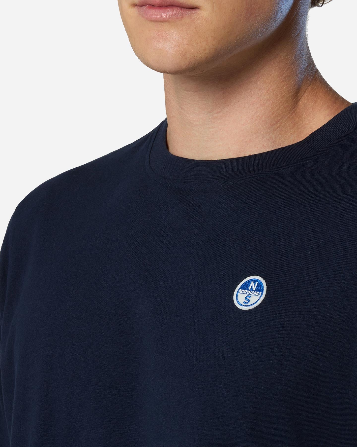 T-shirt NORTH SAILS BASIC BOLLO M - Blu - 4 | Cisalfa Sport