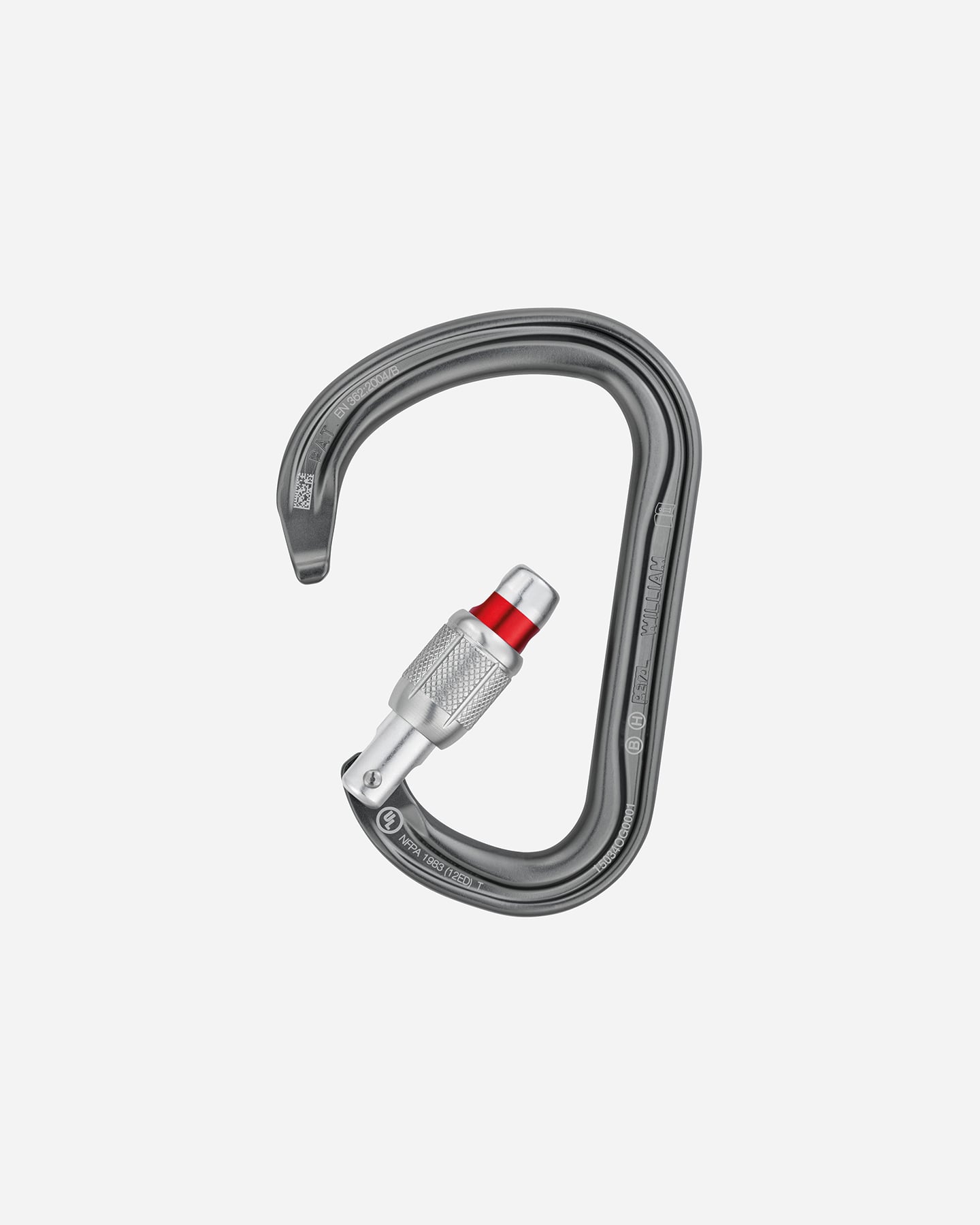 Moschettone PETZL WILLIAM SL  - Grigio - 2 | Cisalfa Sport