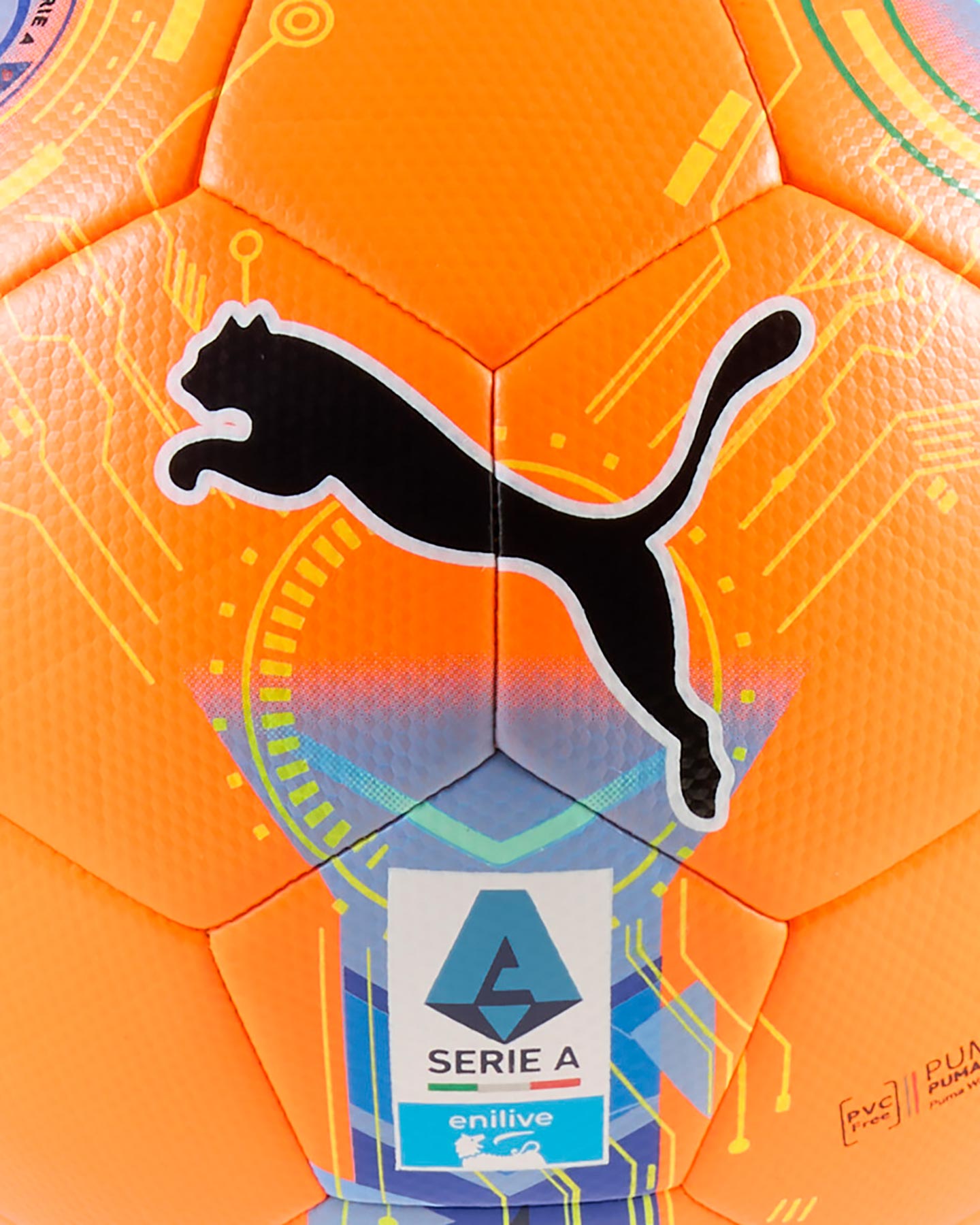 Pallone calcio misura 4 PUMA ORBITA SERIA A HI-VIS 25-26 SIZ 4  - Color mix - 1 | Cisalfa Sport