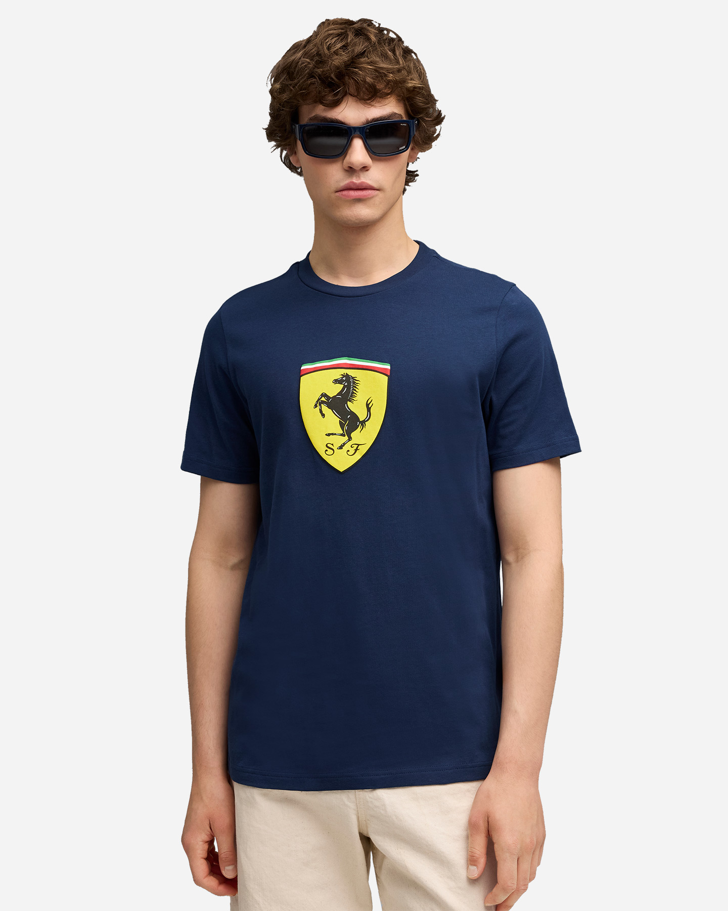 T-shirt PUMA FERRARI SPORTSW COLORED SHIELD M - Blu - 2 | Cisalfa Sport