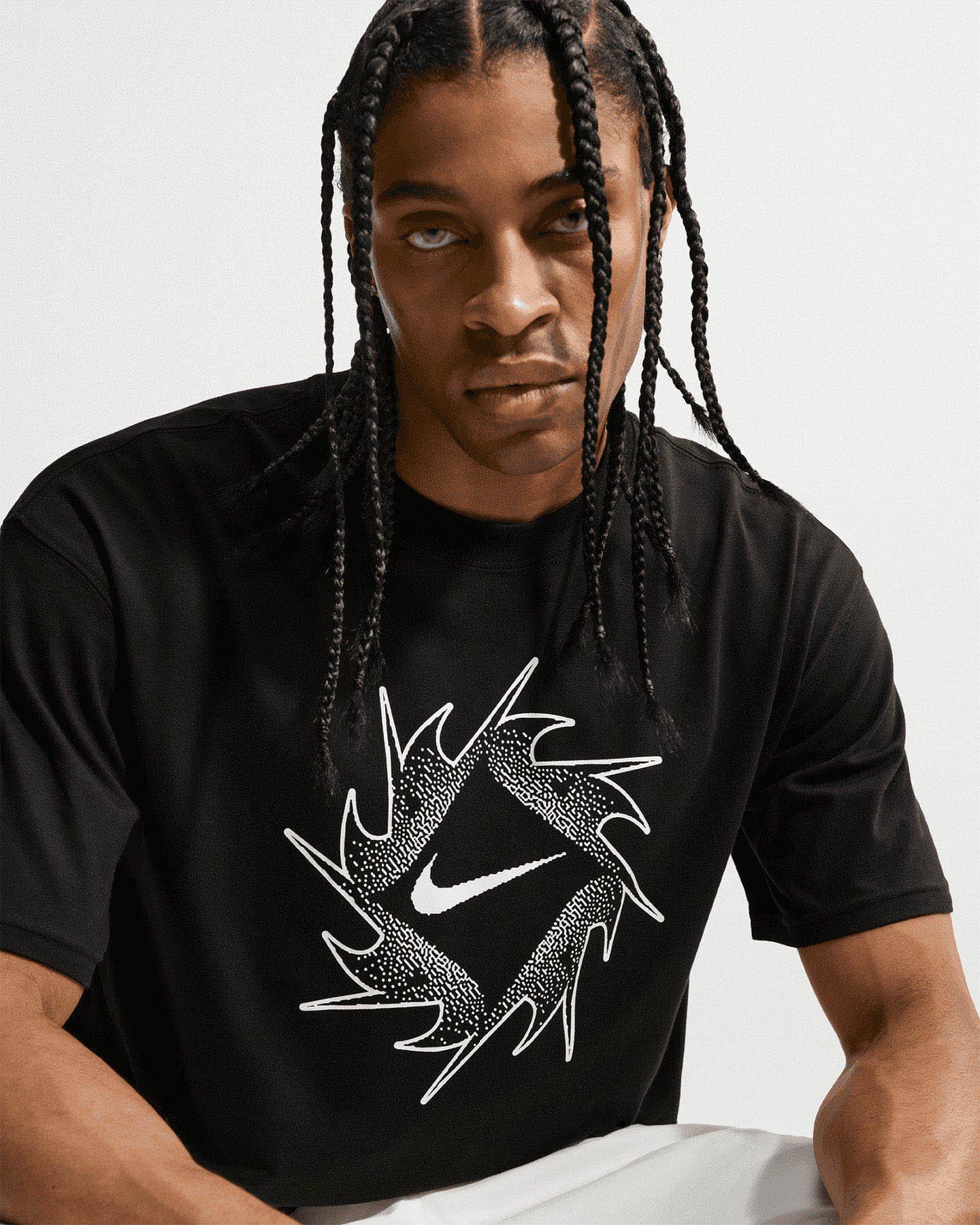 T-shirt NIKE CLUB SUN M - Nero - 3 | Cisalfa Sport
