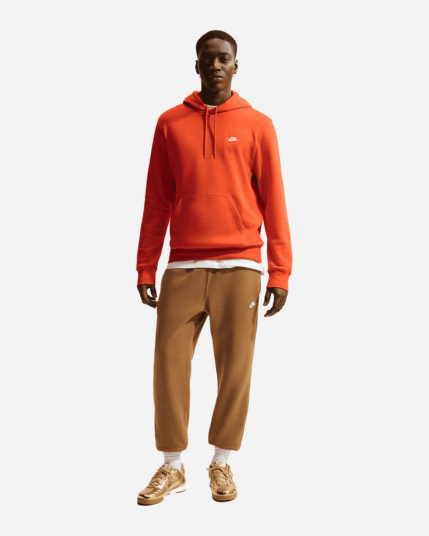 Pantalone NIKE CLUB M - Marrone - 1 | Cisalfa Sport
