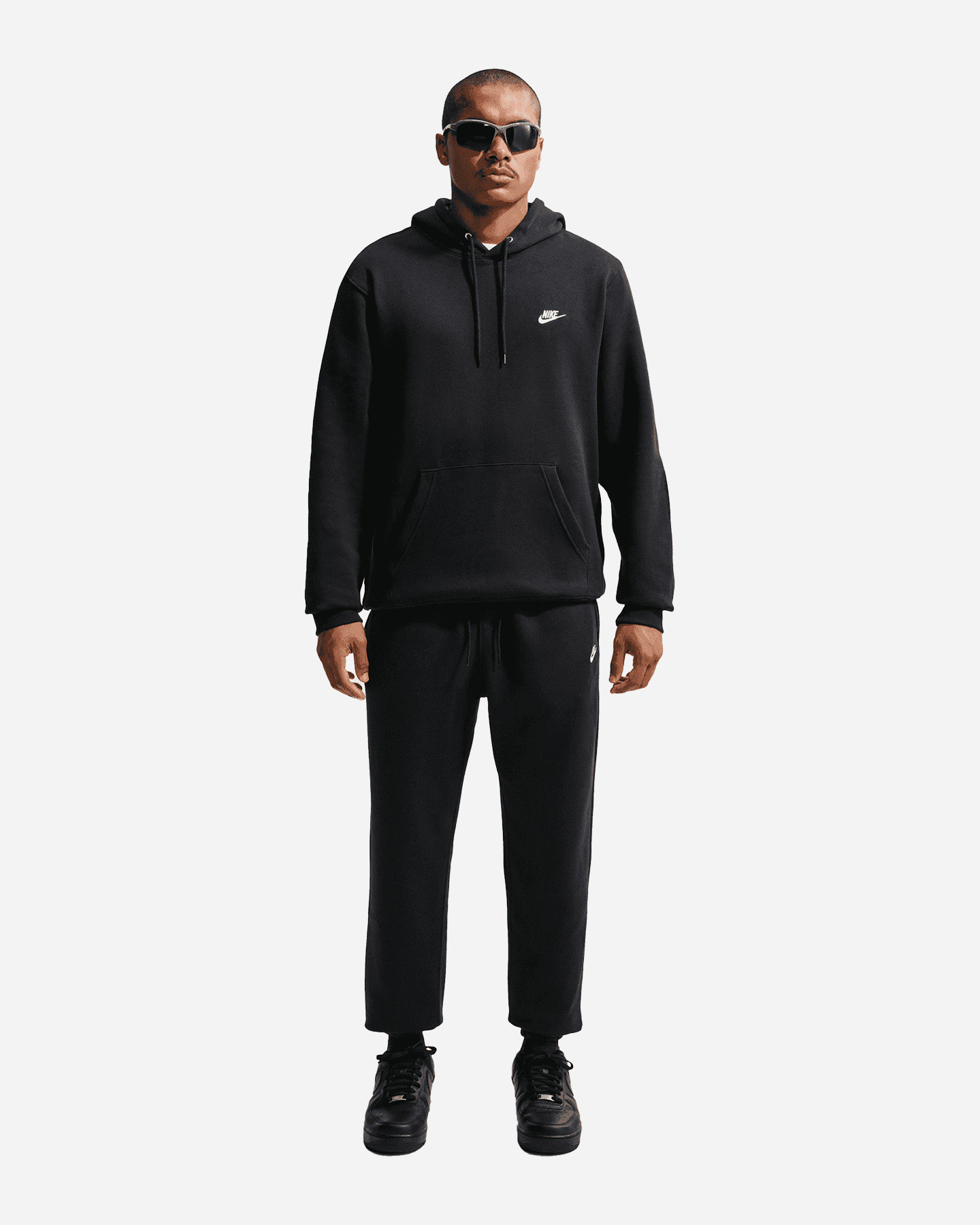Felpa NIKE CLUB M - Nero - 1 | Cisalfa Sport