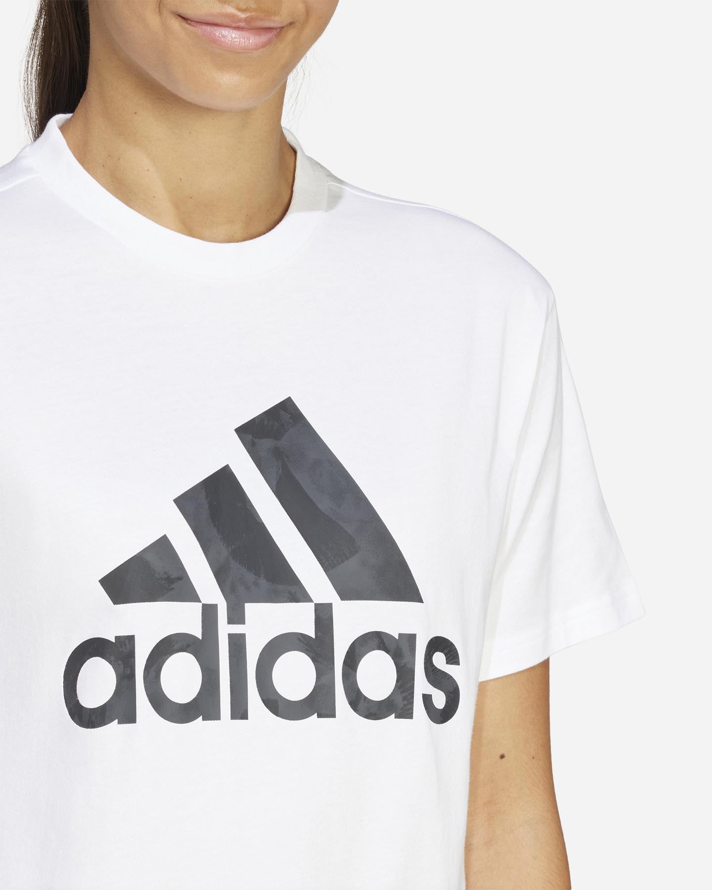 T-shirt ADIDAS LOGO FLOWER W - Bianco - 4 | Cisalfa Sport
