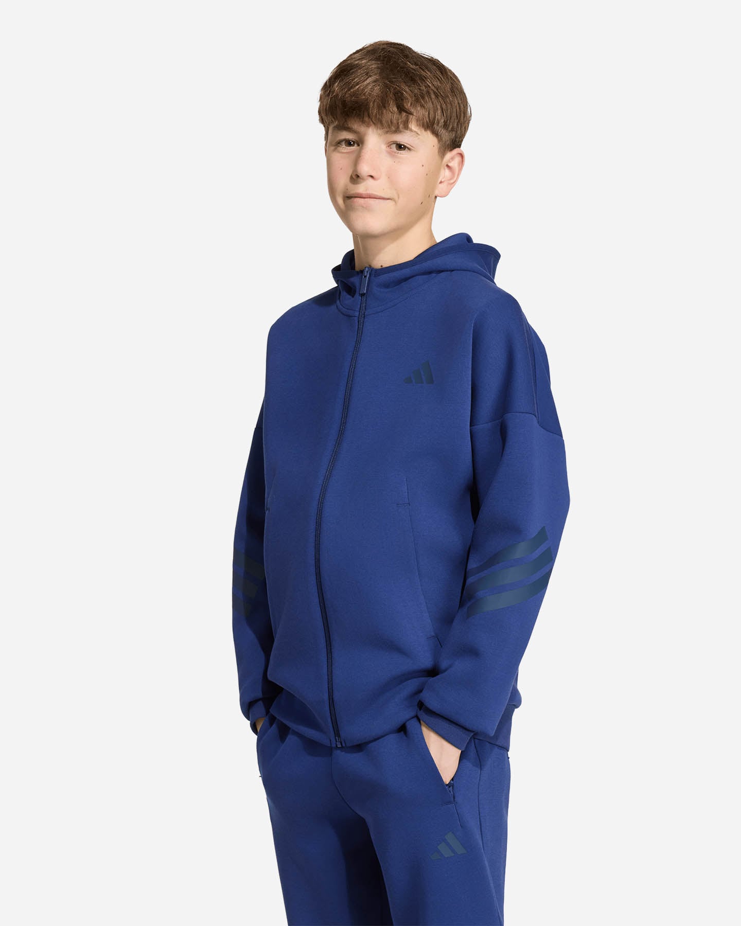 Felpa ADIDAS FUTURE ICONS JR - Blu - 1 | Cisalfa Sport