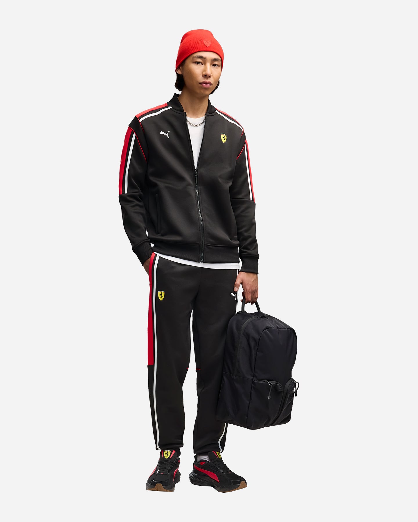 Pantalone PUMA FERRARI MT7 M - Rosso - 4 | Cisalfa Sport