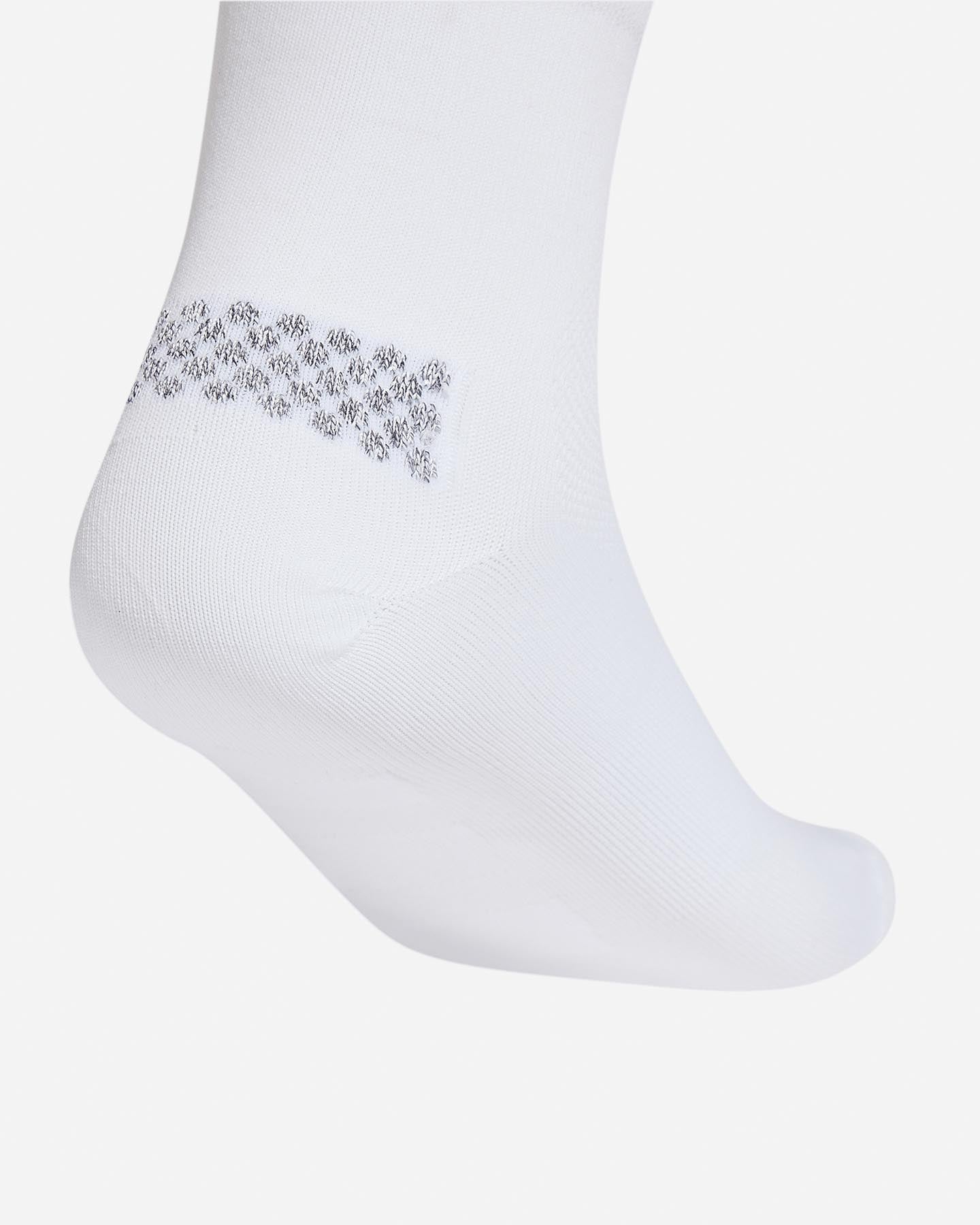 Calze running ADIDAS ADIZERO QUARTER  - Bianco - 3 | Cisalfa Sport