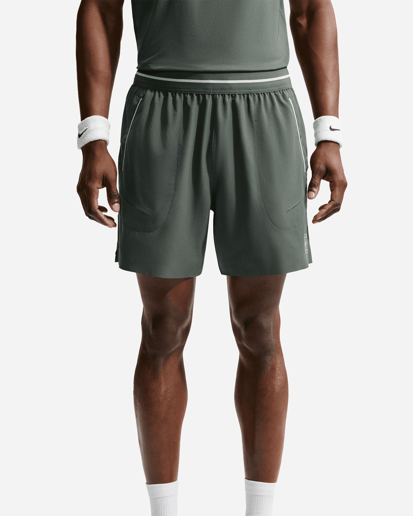Pantaloncini tennis NIKE JANNIK M - Grigio - 3 | Cisalfa Sport
