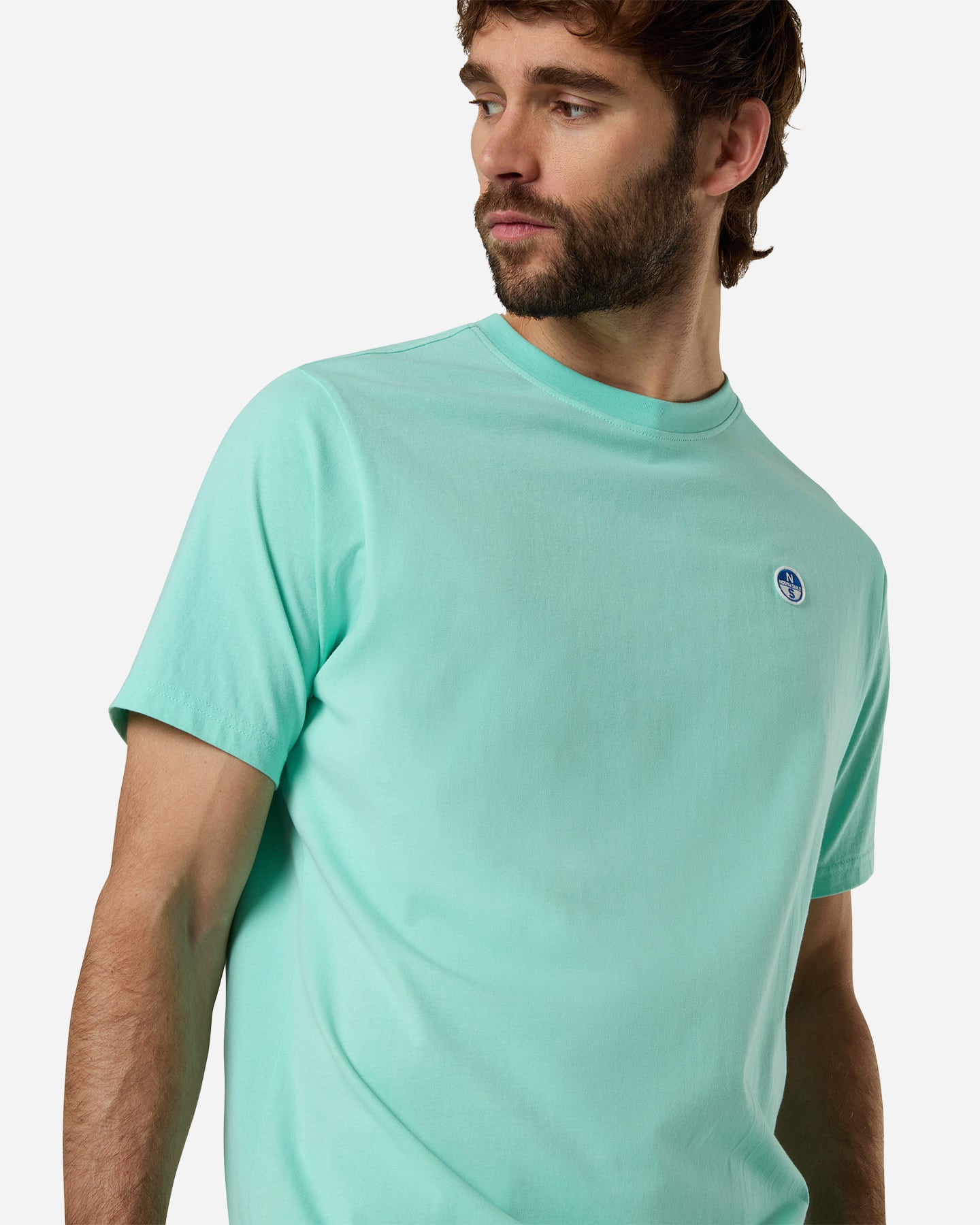 T-shirt NORTH SAILS BASIC BOLLO M - Verde - 4 | Cisalfa Sport