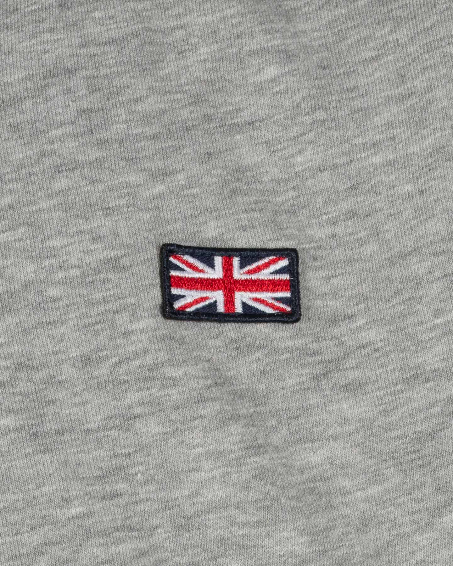 Felpa ADMIRAL BASIC FLAG JR - Grigio - 4 | Cisalfa Sport