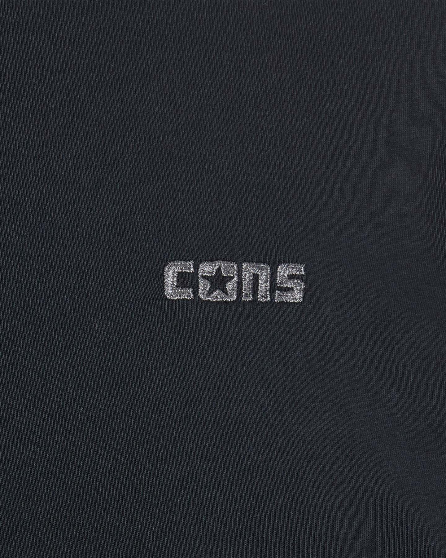 T-shirt CONVERSE SMALL LOGO M - Nero - 2 | Cisalfa Sport