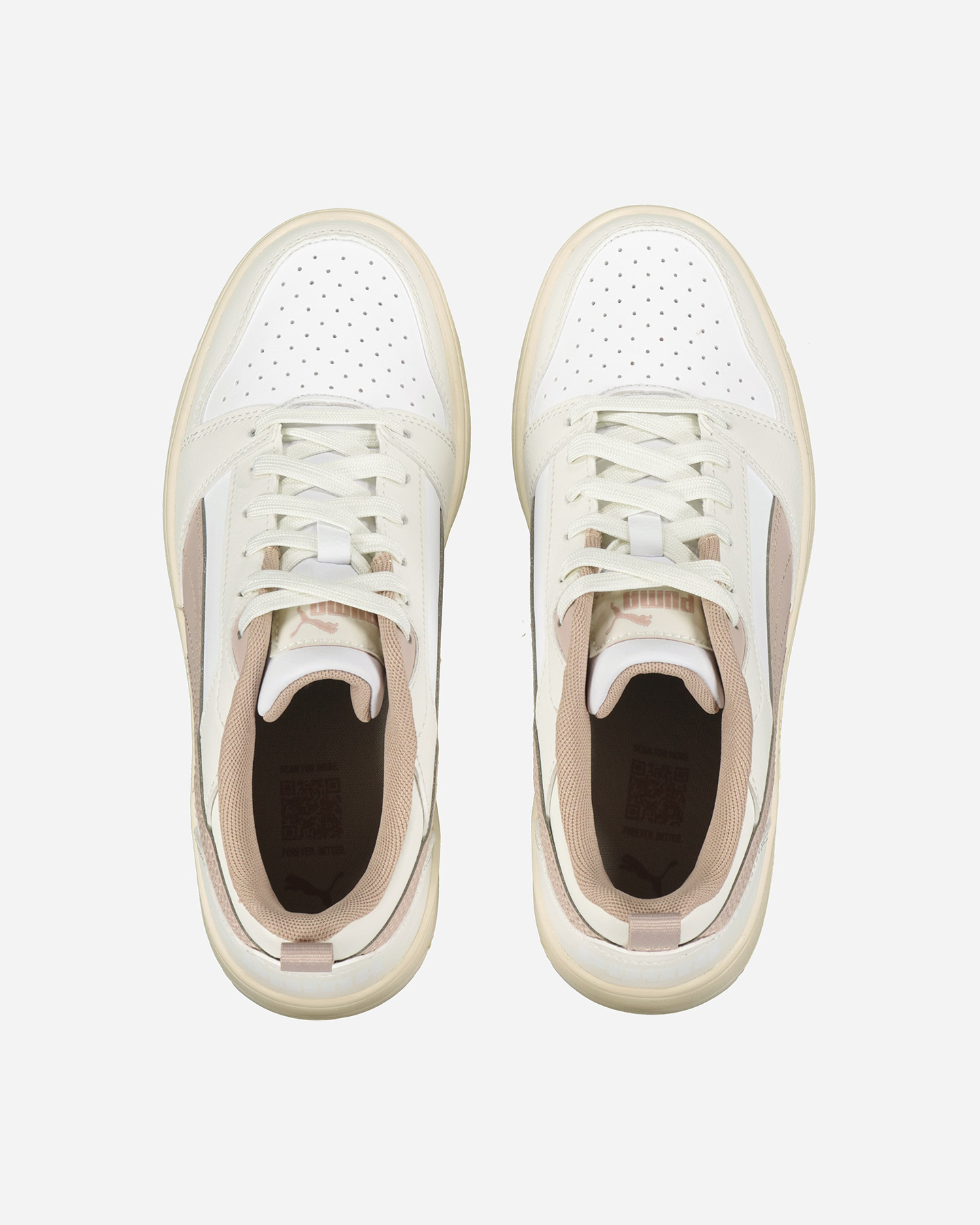 Scarpe sneakers PUMA REBOUND V6 LOW GS JR - Bianco - 4 | Cisalfa Sport