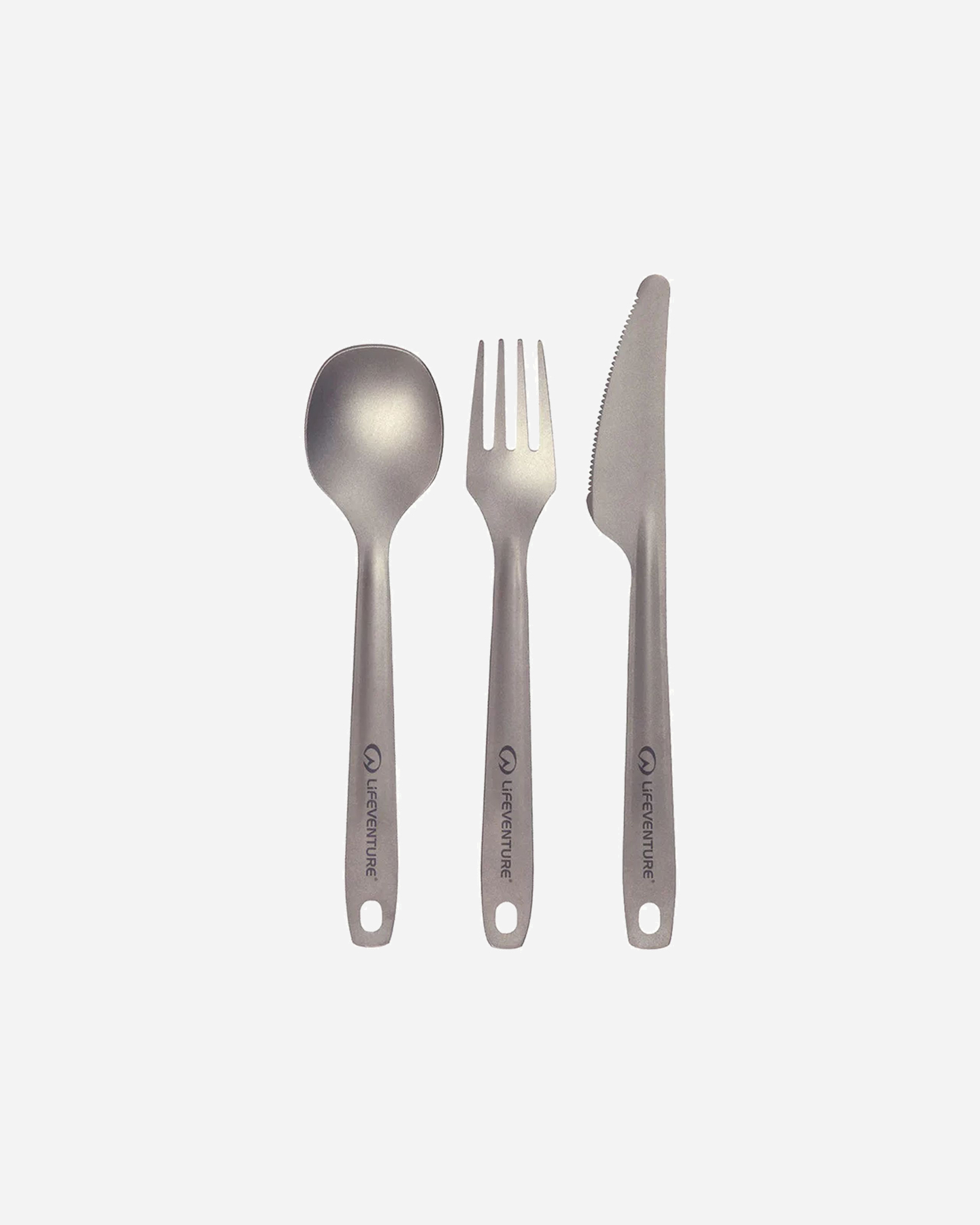 Posate campeggio LIFEVENTURE SUPERLIGHT TITANIUM CUTLERY SET  - Color mix - 1 | Cisalfa Sport
