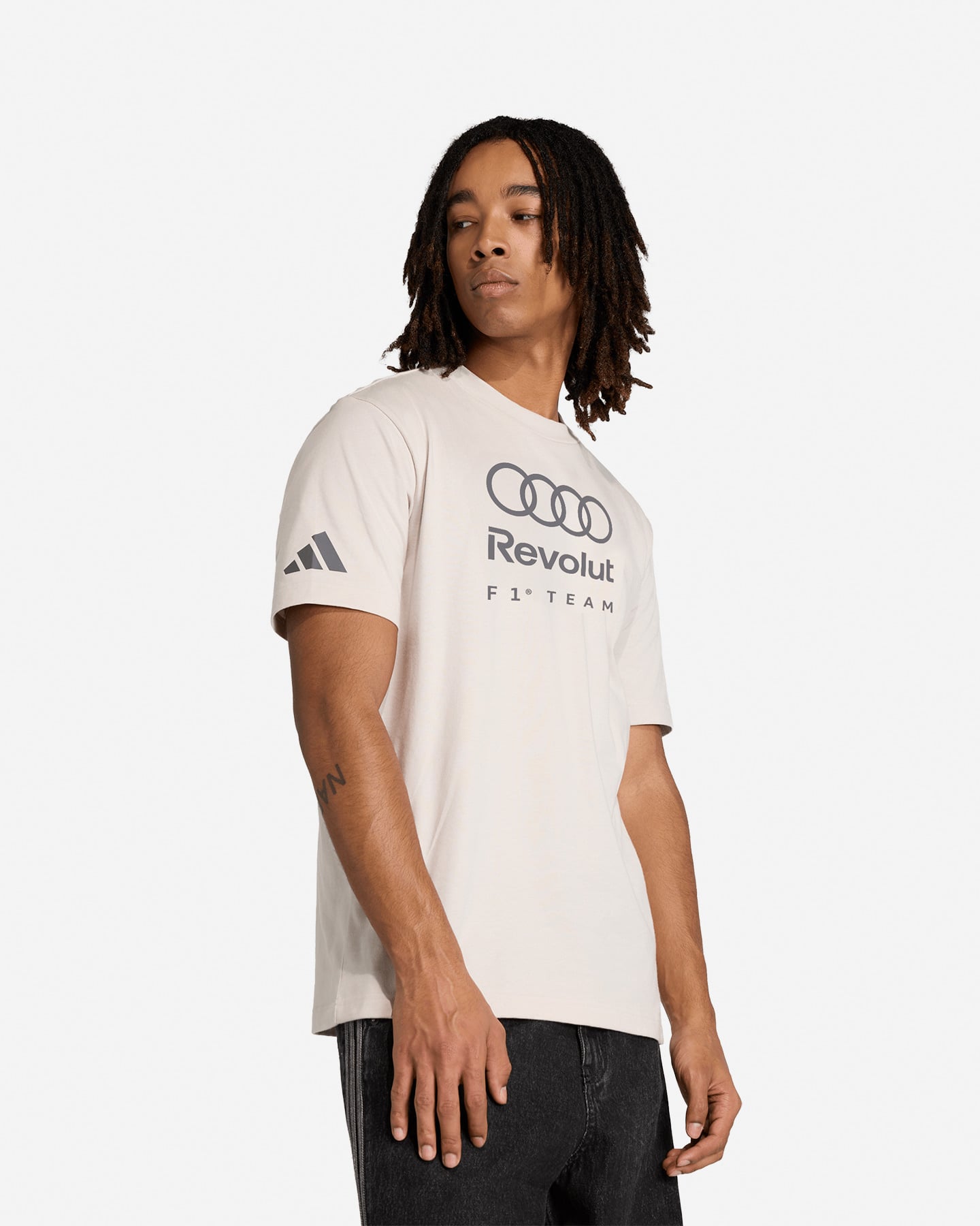 T-shirt ADIDAS AUDI TEAM DNA M - Beige - 2 | Cisalfa Sport