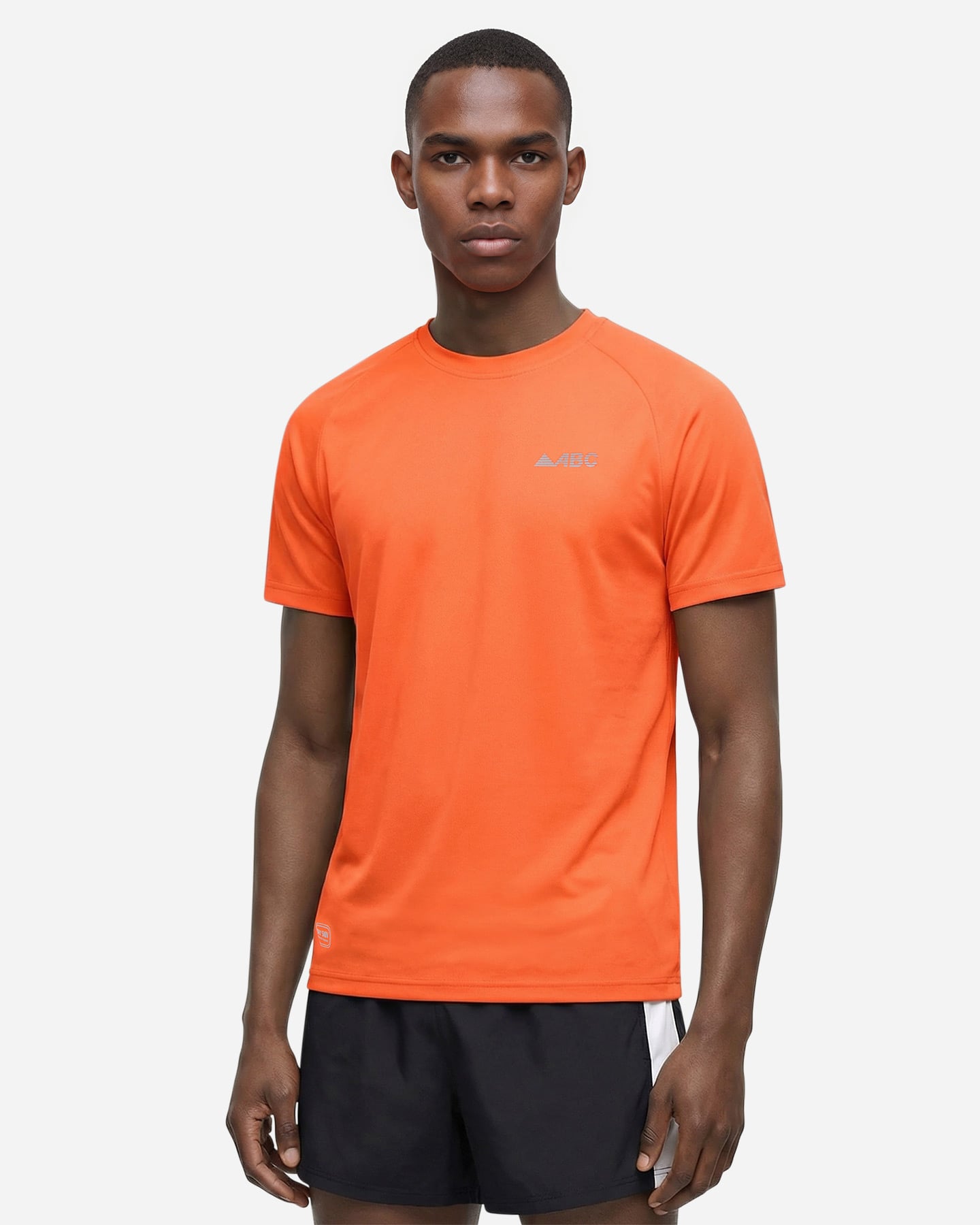 T-shirt running ABC ESSENTIAL M - Arancione - 2 | Cisalfa Sport