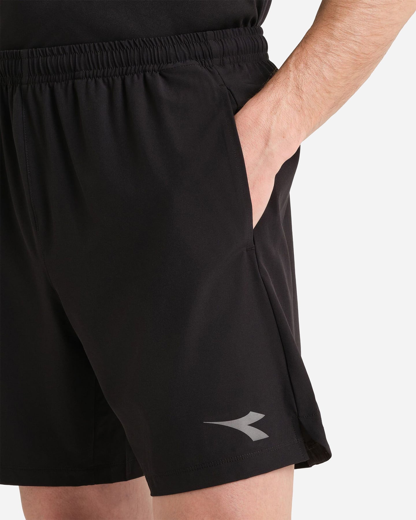 Short running DIADORA BASIC M - Nero - 4 | Cisalfa Sport