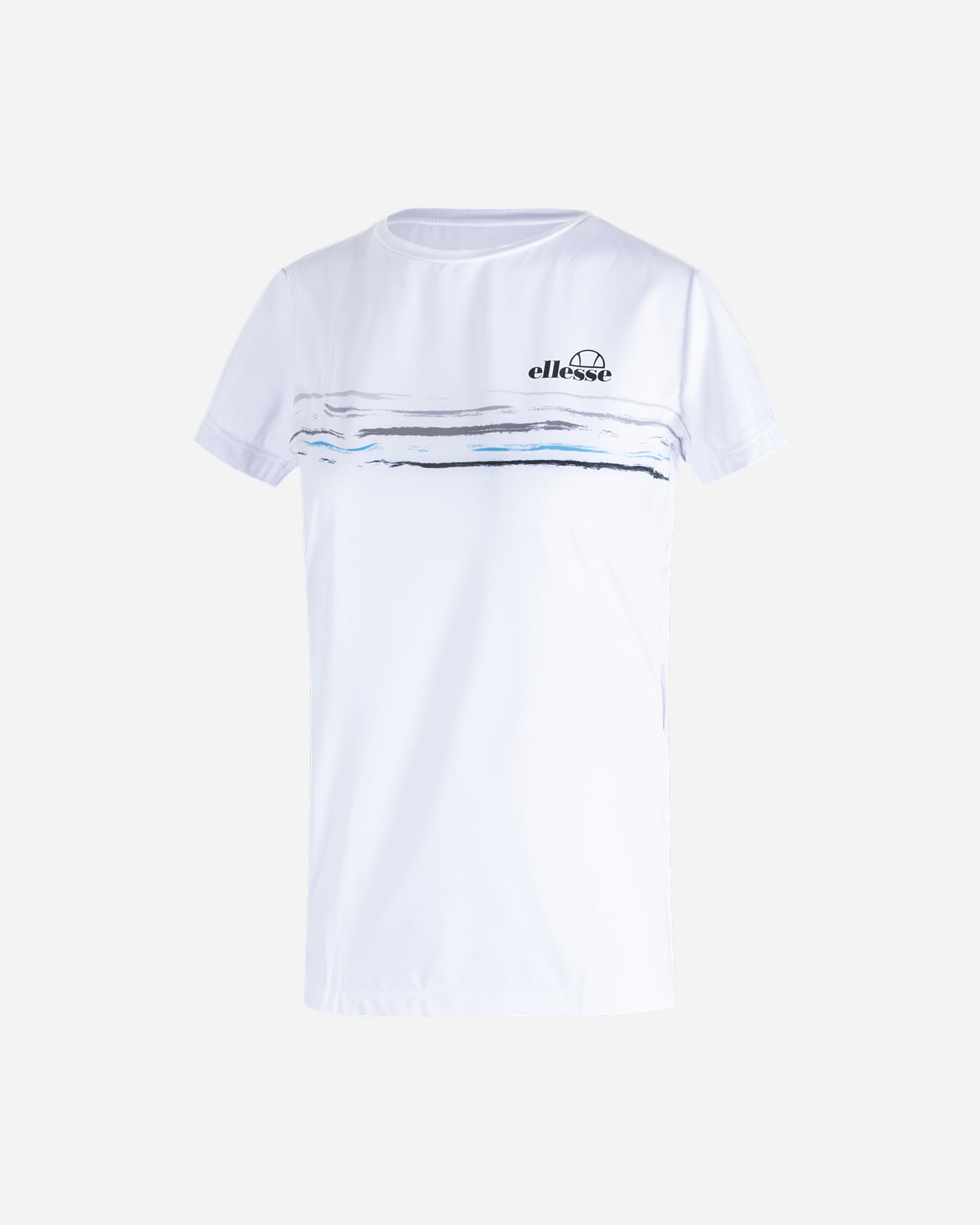 T-shirt tennis ELLESSE FIVE STRIPES W - Bianco - 5 | Cisalfa Sport