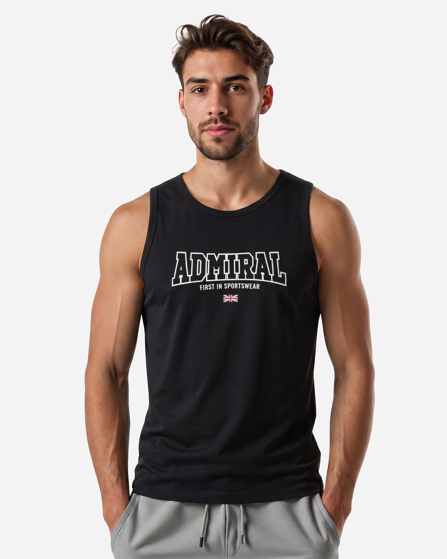 Canotta ADMIRAL ESSENTIAL COLLEGE M - Nero - 2 | Cisalfa Sport