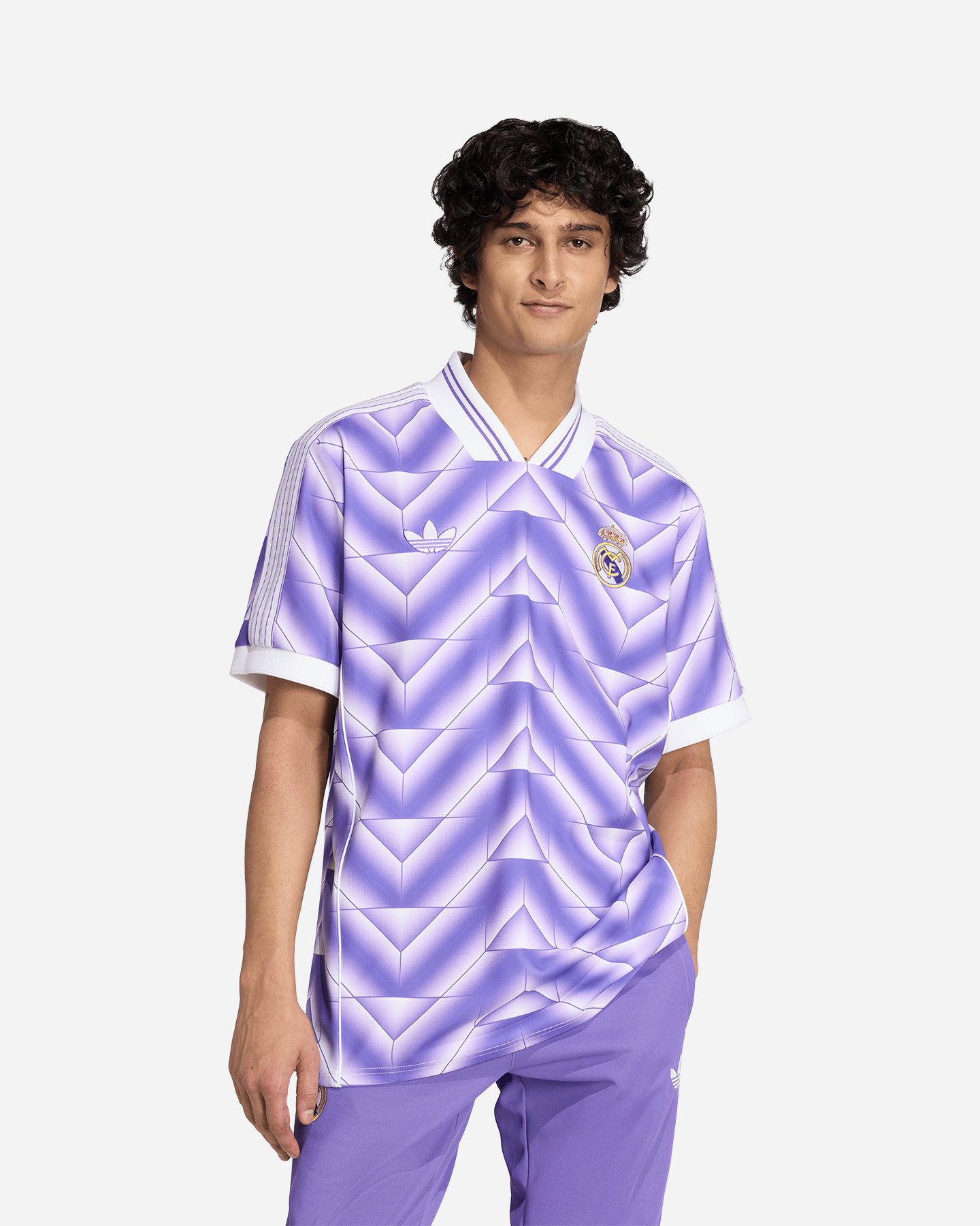 T-shirt ADIDAS ORIGINALS LIFESTYLE REAL MADRID M - Viola - 2 | Cisalfa Sport