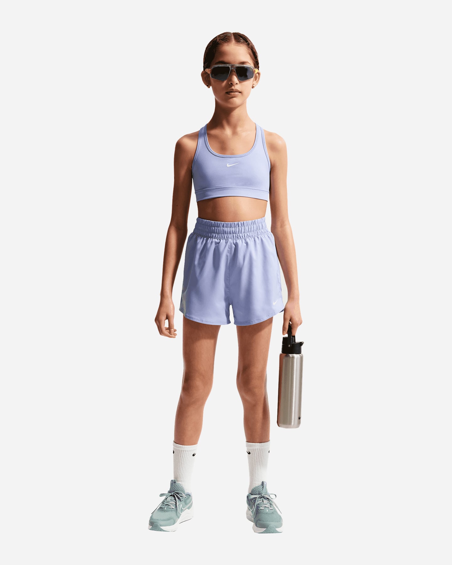 Pantaloncini NIKE DRI FIT JR - Lilla - 1 | Cisalfa Sport