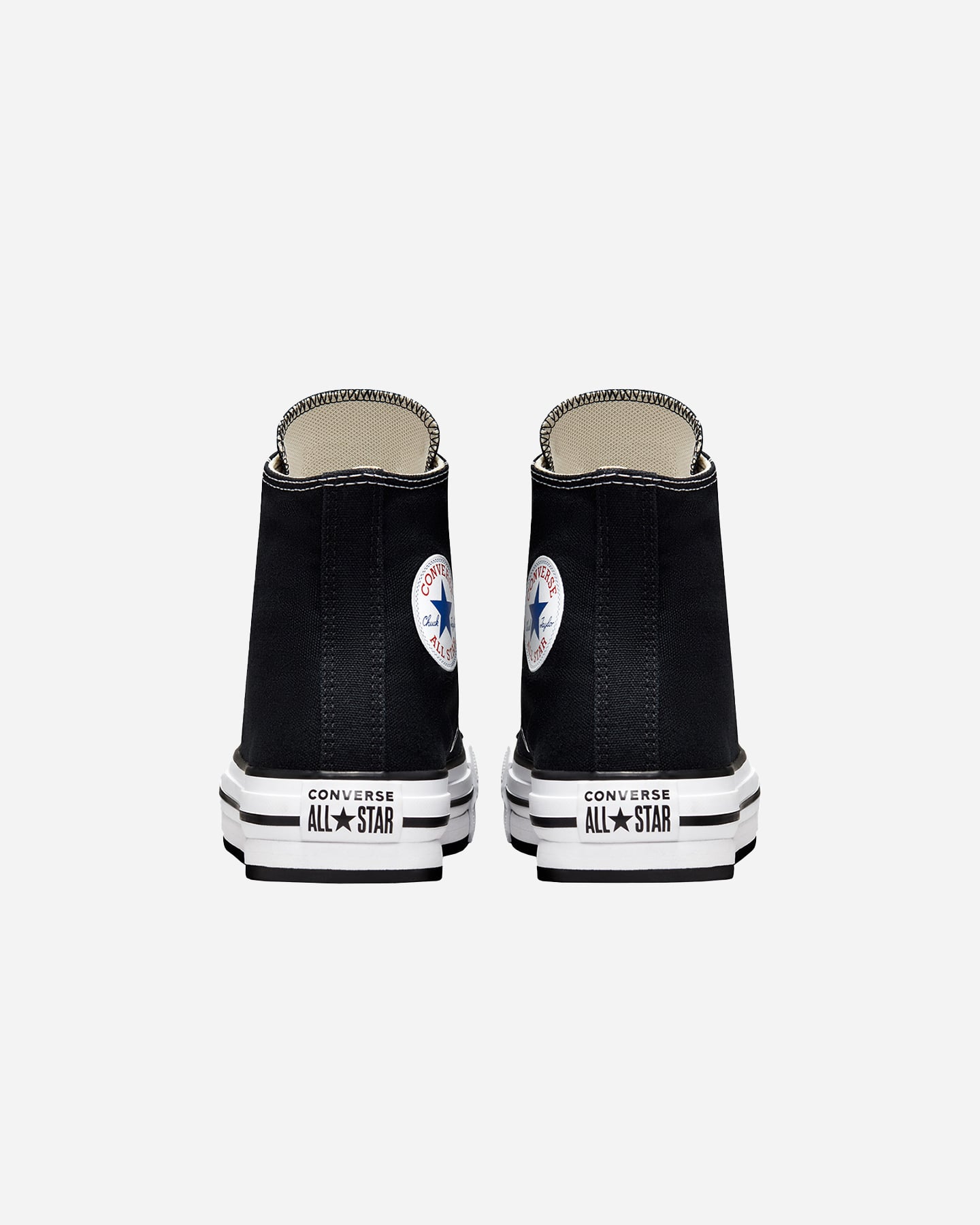 Scarpe sneakers CONVERSE CHUCK TAYLOR ALL STAR EVA LIFT PLAT GS JR - Nero - 4 | Cisalfa Sport