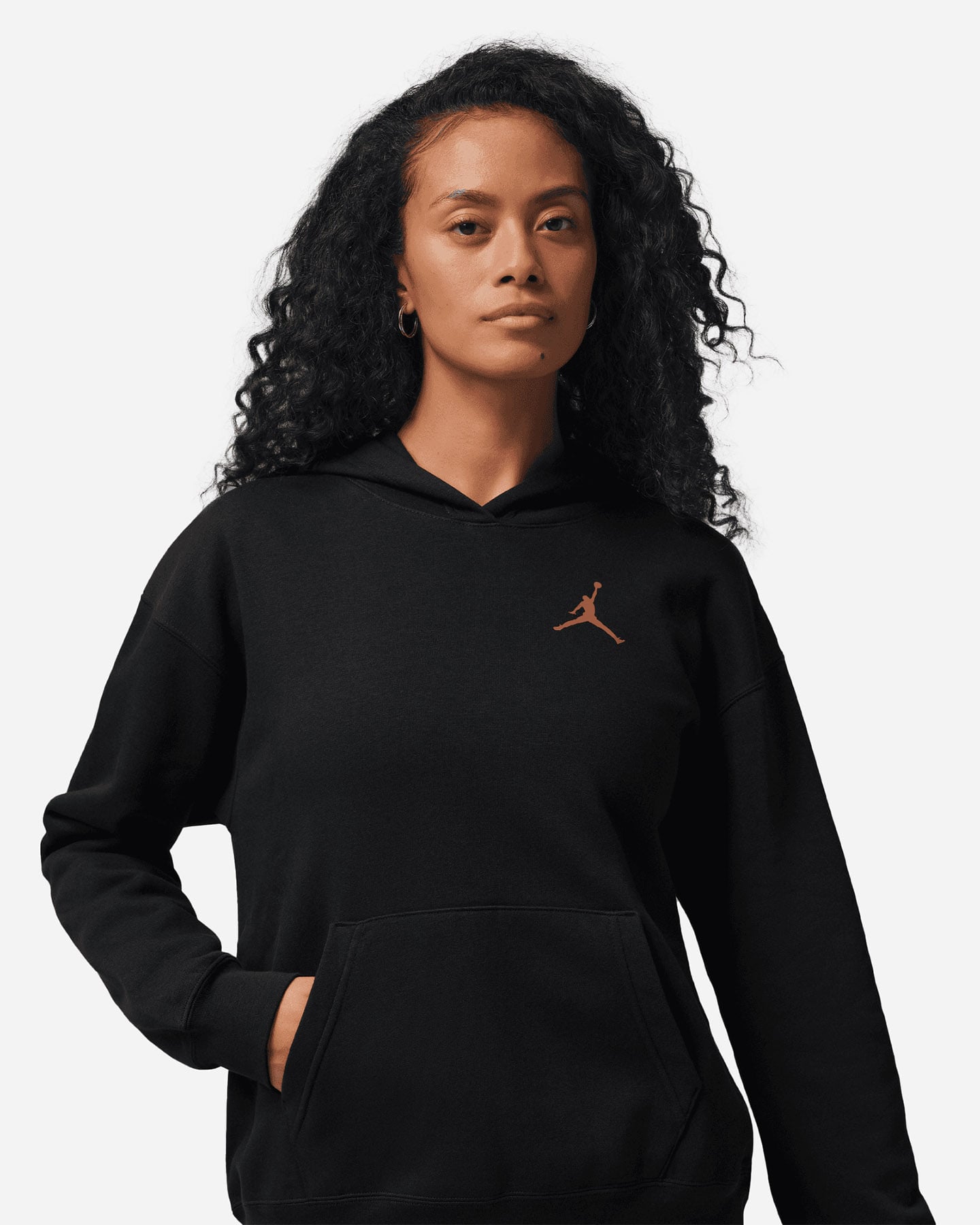 Felpa NIKE JORDAN SMALL LOGO W - Nero - 2 | Cisalfa Sport