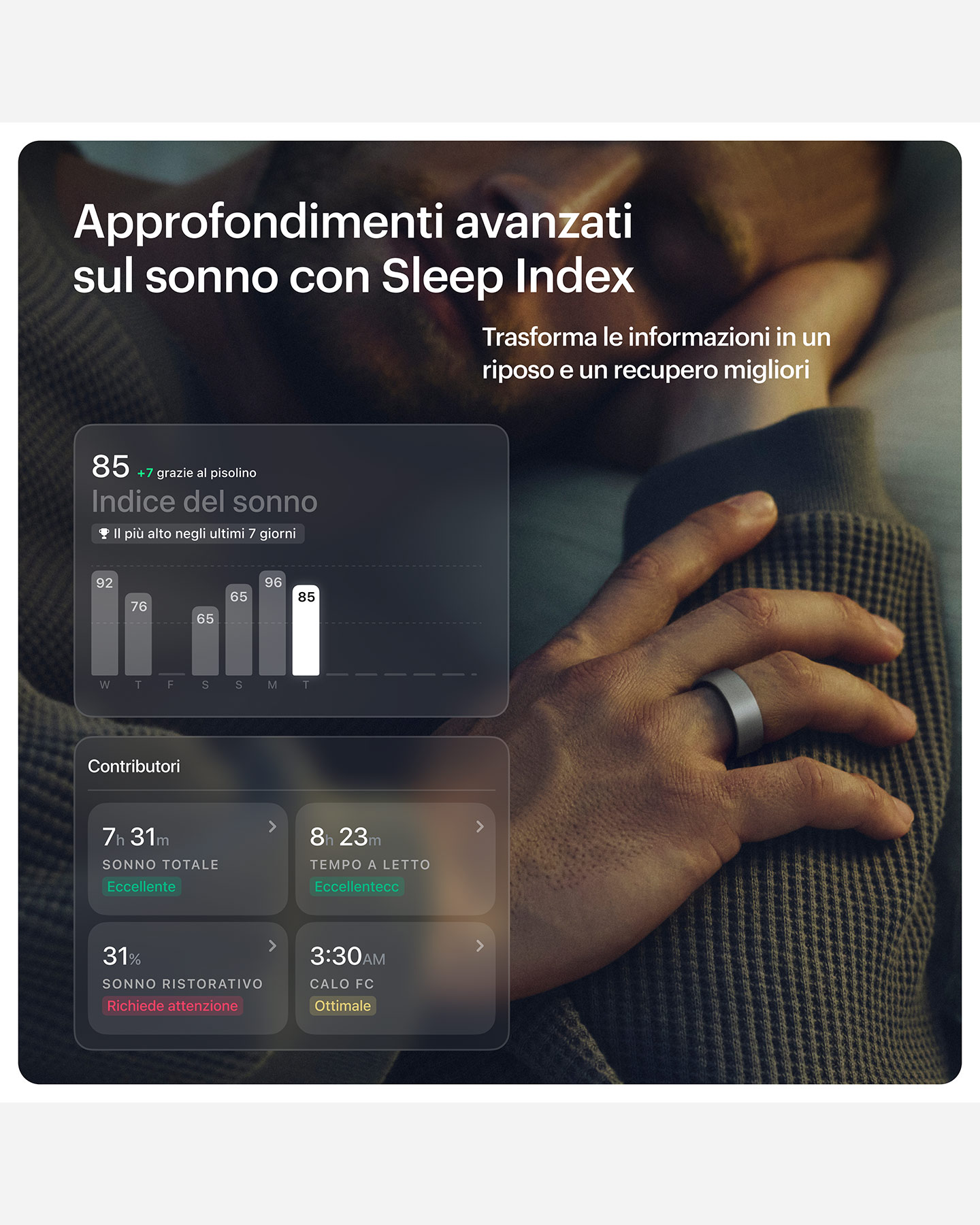 Fitness tracker ULTRAHUMAN AIR  - Argento - 3 | Cisalfa Sport