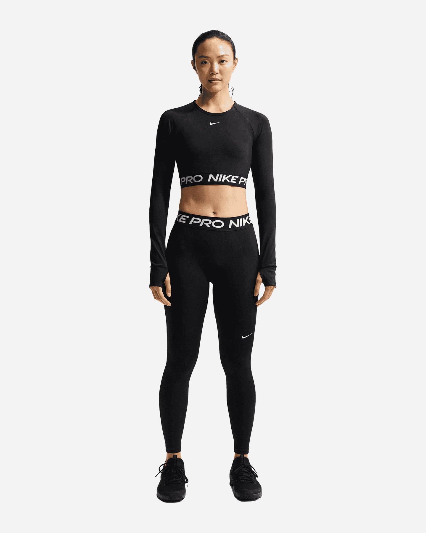 T-shirt training NIKE PRO CROP W - Nero - 1 | Cisalfa Sport