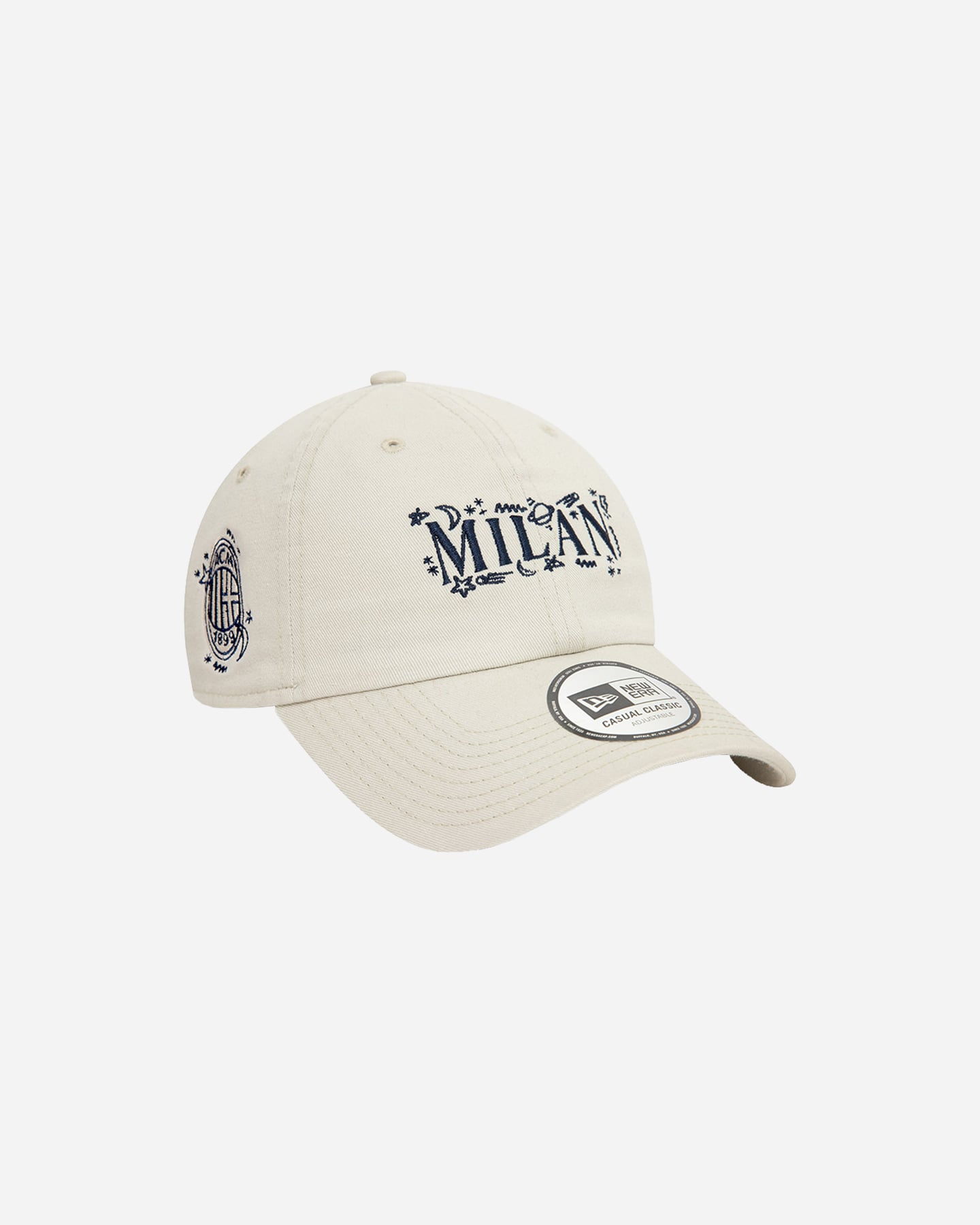 Cappellino NEW ERA AC MILAN SRIBBLE 9TWENTY M - Beige - 2 | Cisalfa Sport