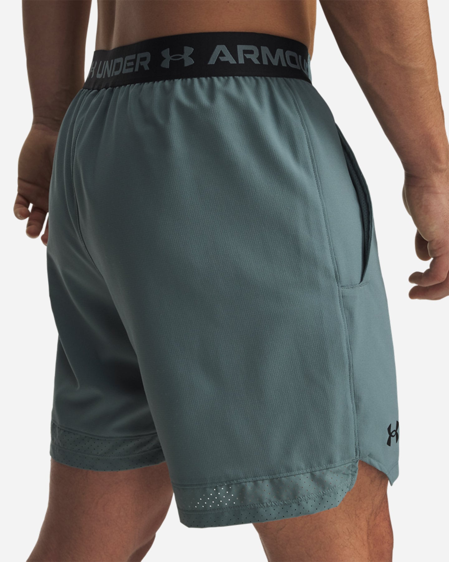 Pantalone training UNDER ARMOUR VANISH 6IN M - Grigio - 3 | Cisalfa Sport