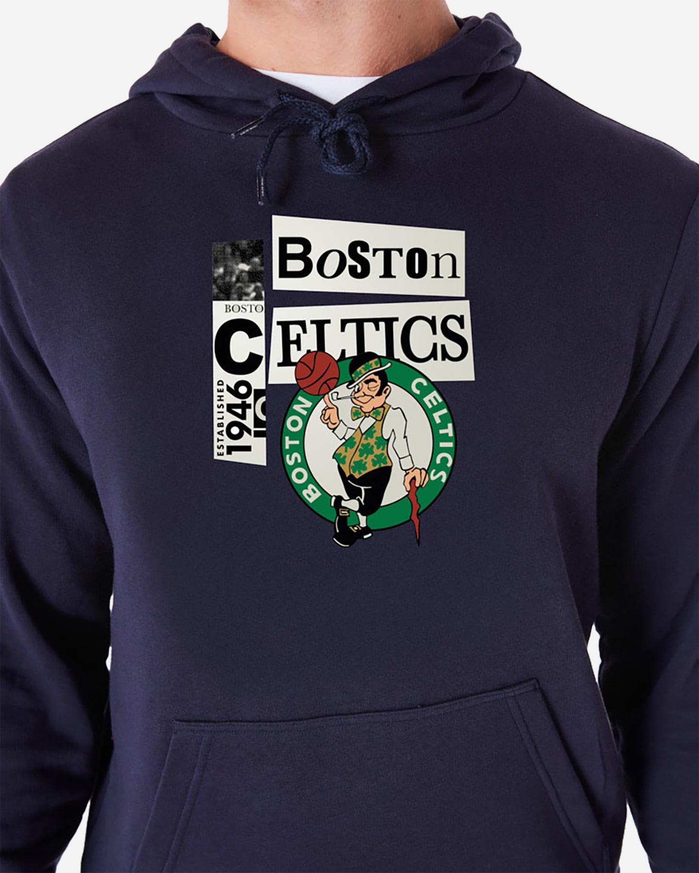 Felpa nba NEW ERA 9FORTY NEWSPAPER CELTICS M - Blu Navy - 2 | Cisalfa Sport